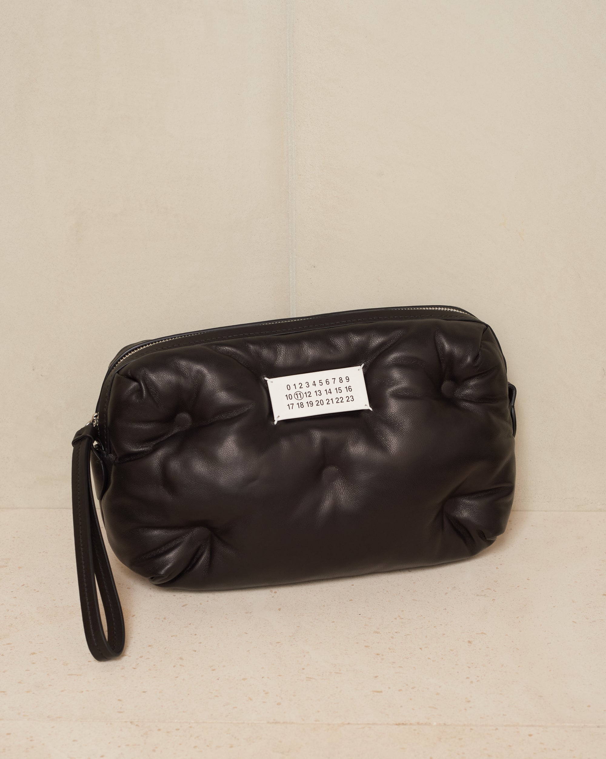 Glam slam 2025 plush leather clutch