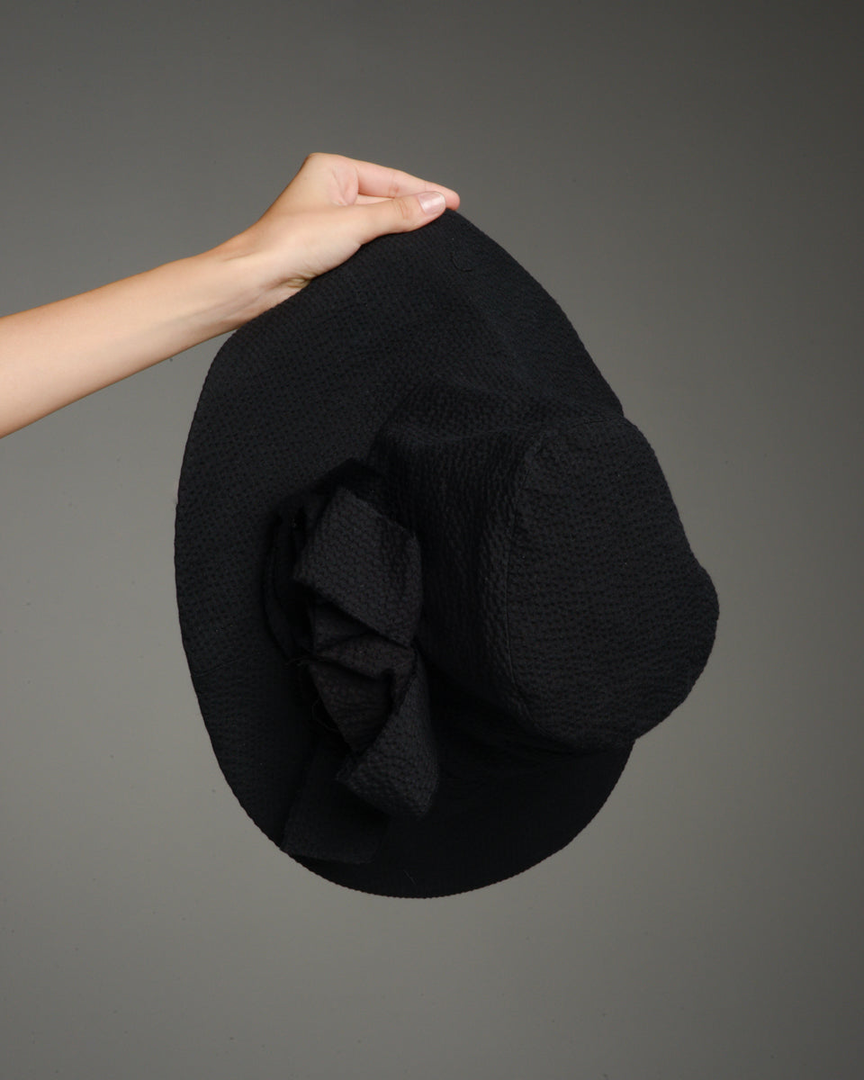 Black Flower Hat – Dilettante