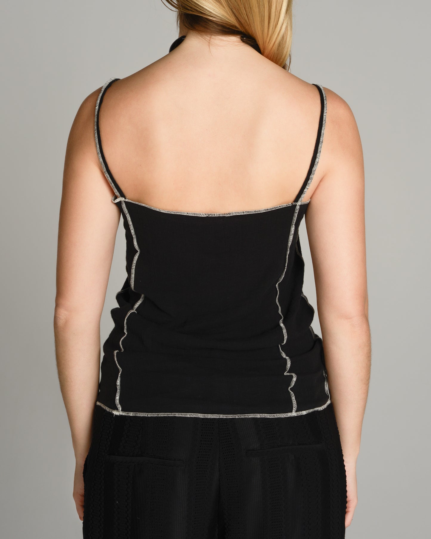 Black Shok Slip Top