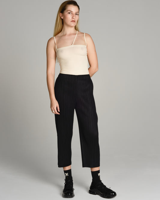 Basic Black Pleated Pants