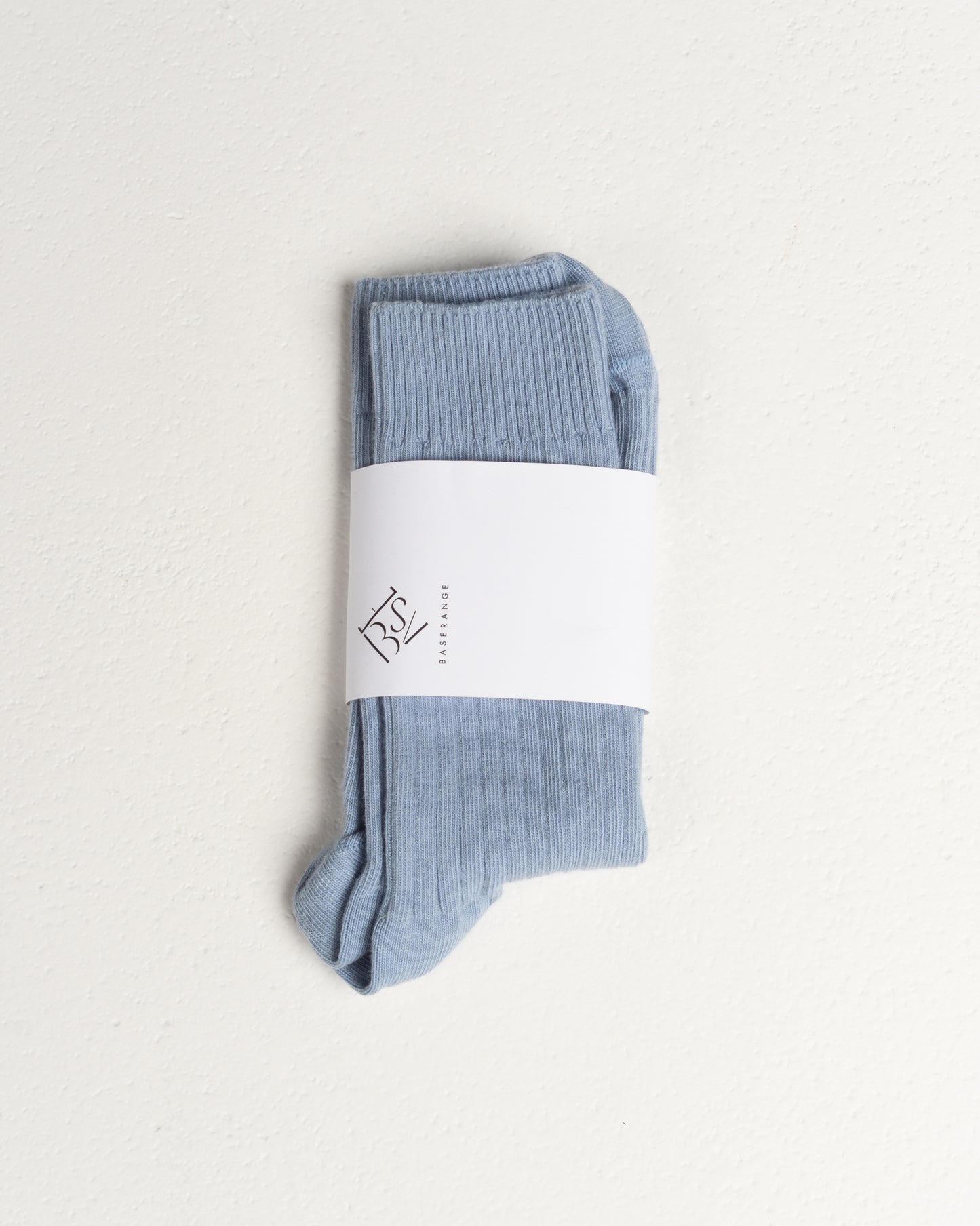 Cove Blue Rib Ankle Socks