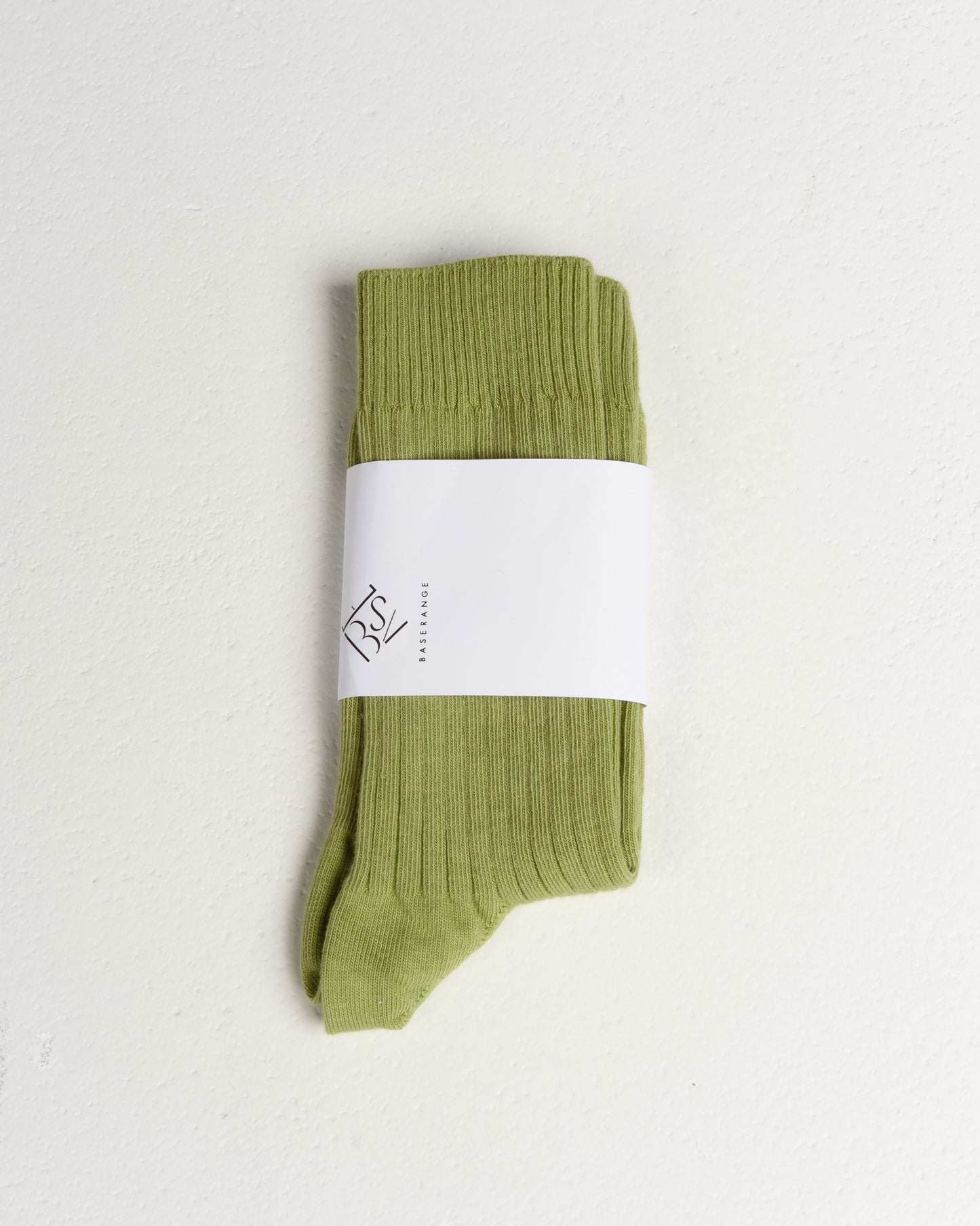 Mun Green Rib Ankle Socks