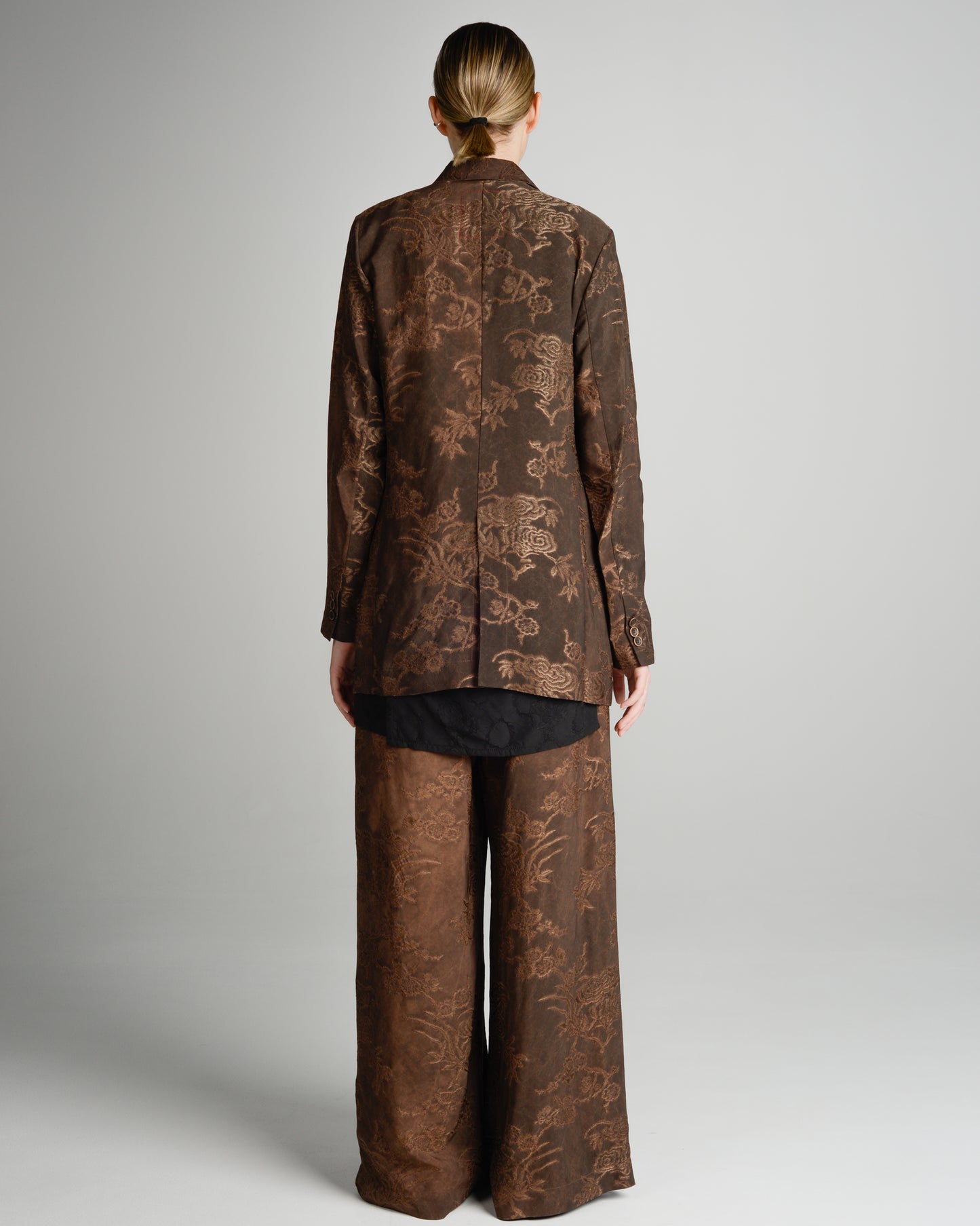 Brown Rose Paella Pants