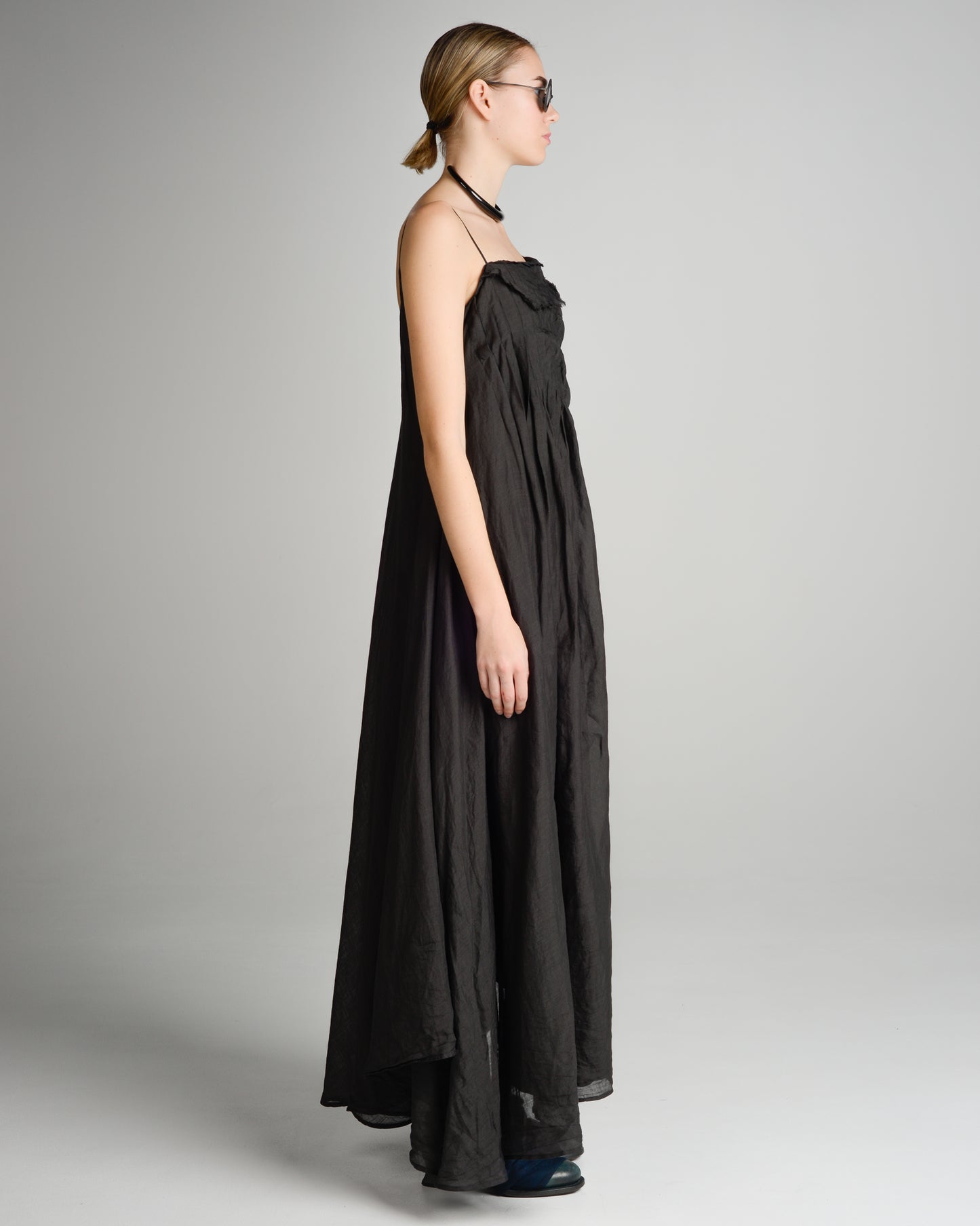 Black Pleated Dress