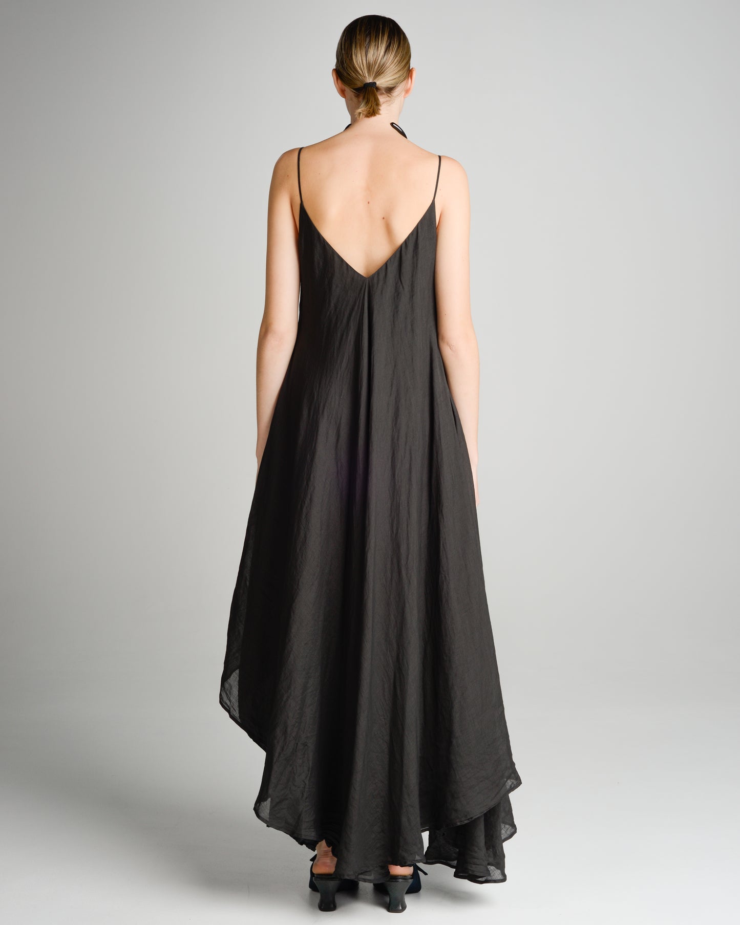 Black Pleated Dress