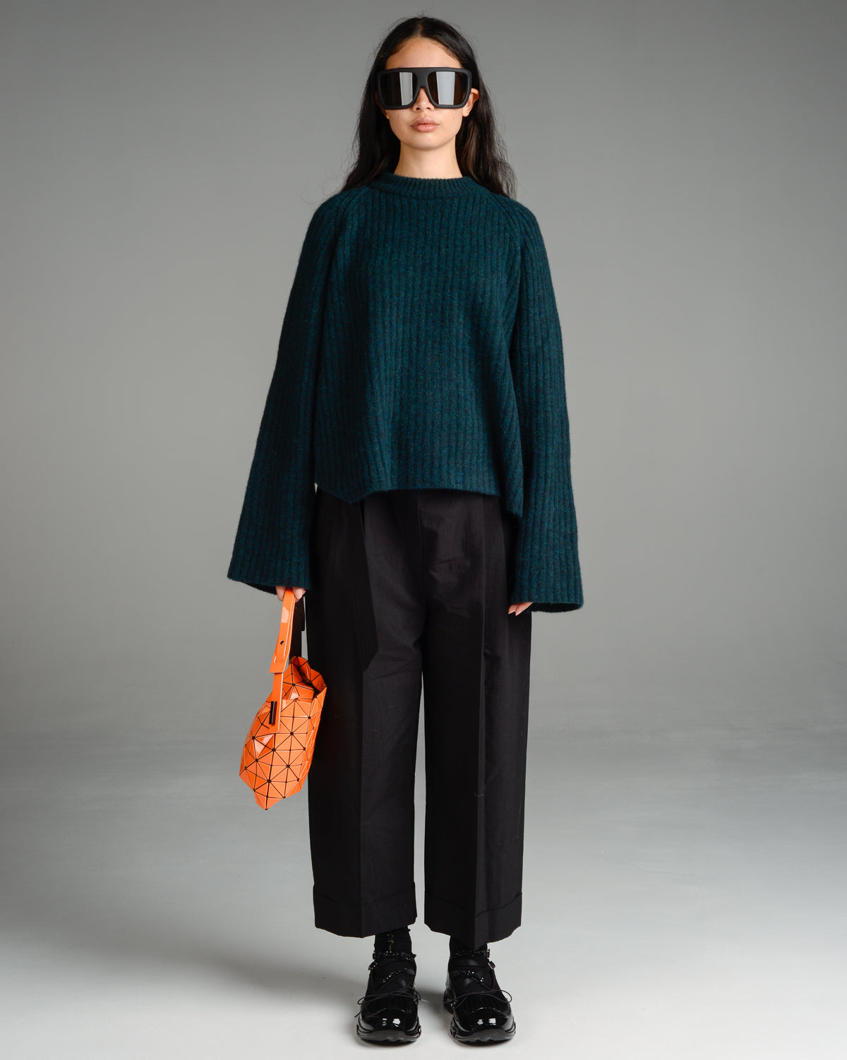 Forest Kalm Chunky Rib Sweater