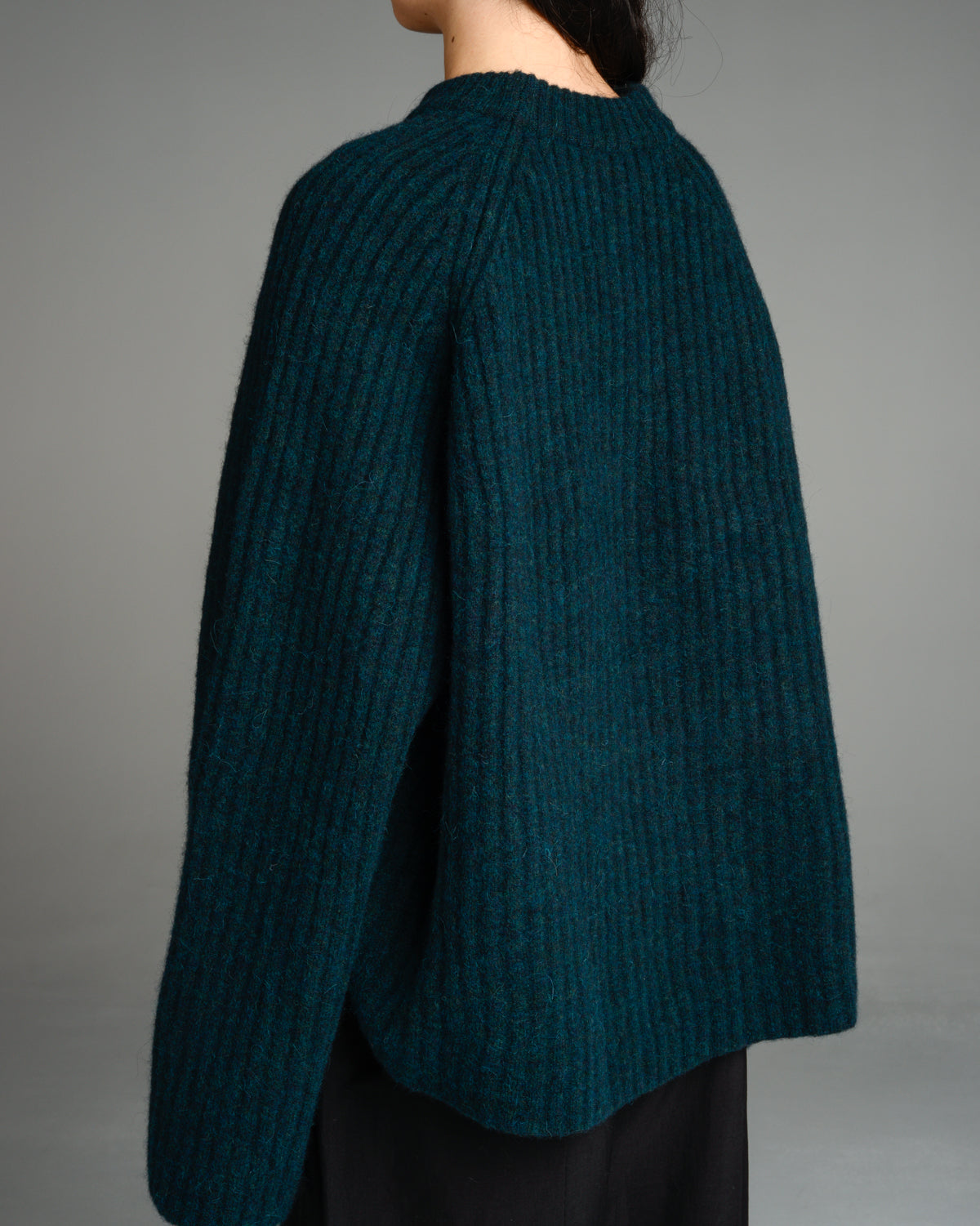 Forest Kalm Chunky Rib Sweater