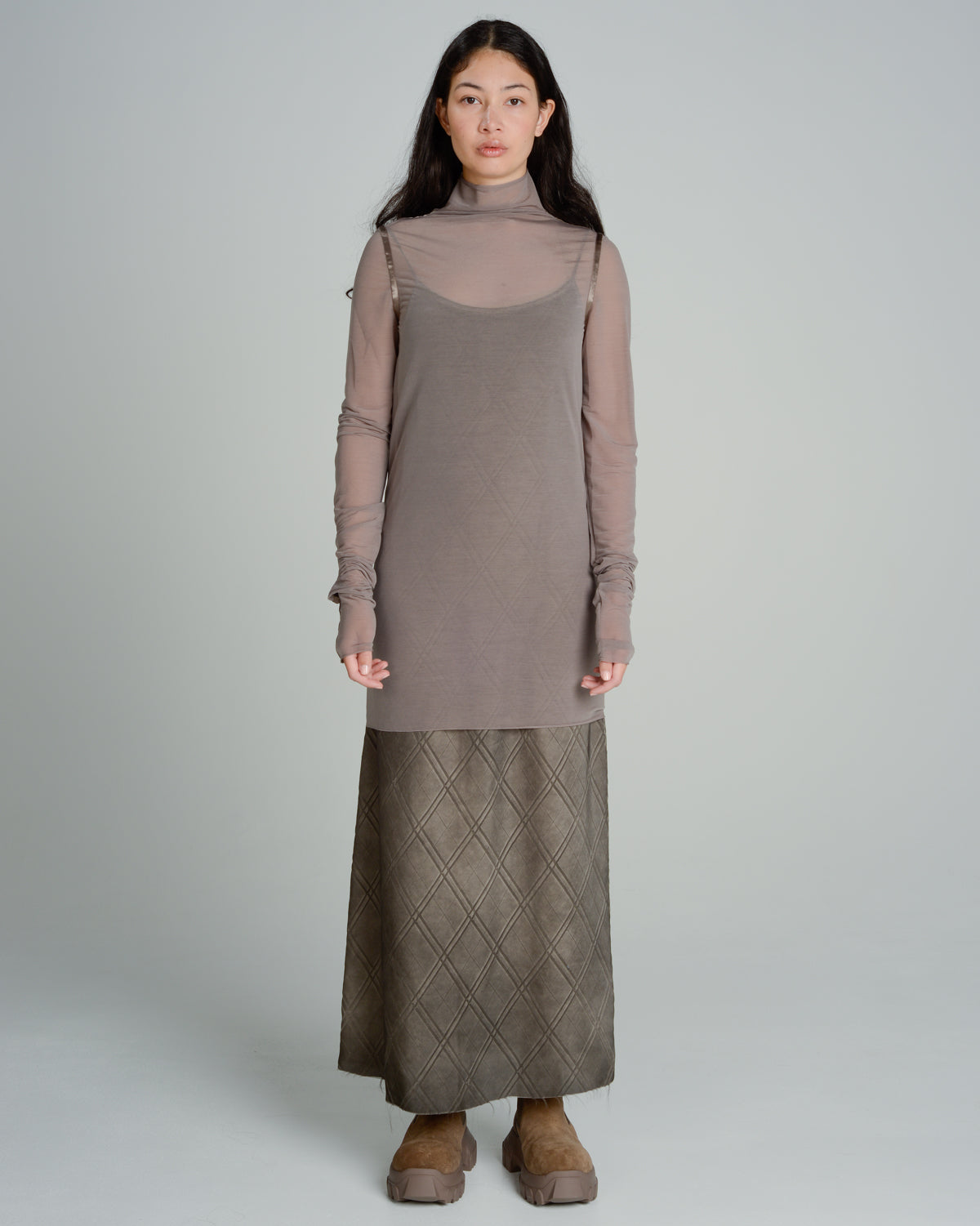 Sheer Long Sleeve Mushroom