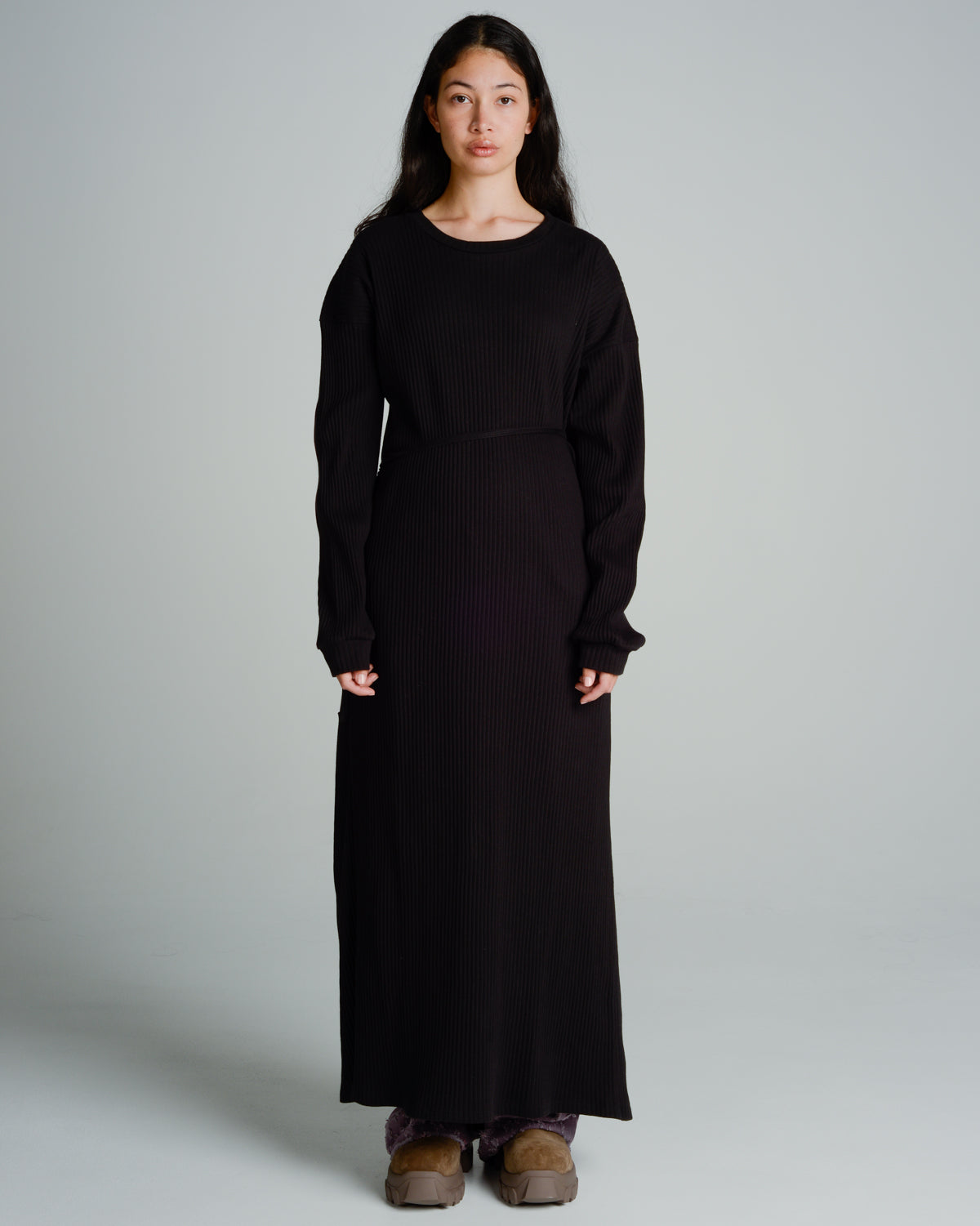 Shaw Black Long Sleeve Kaftan