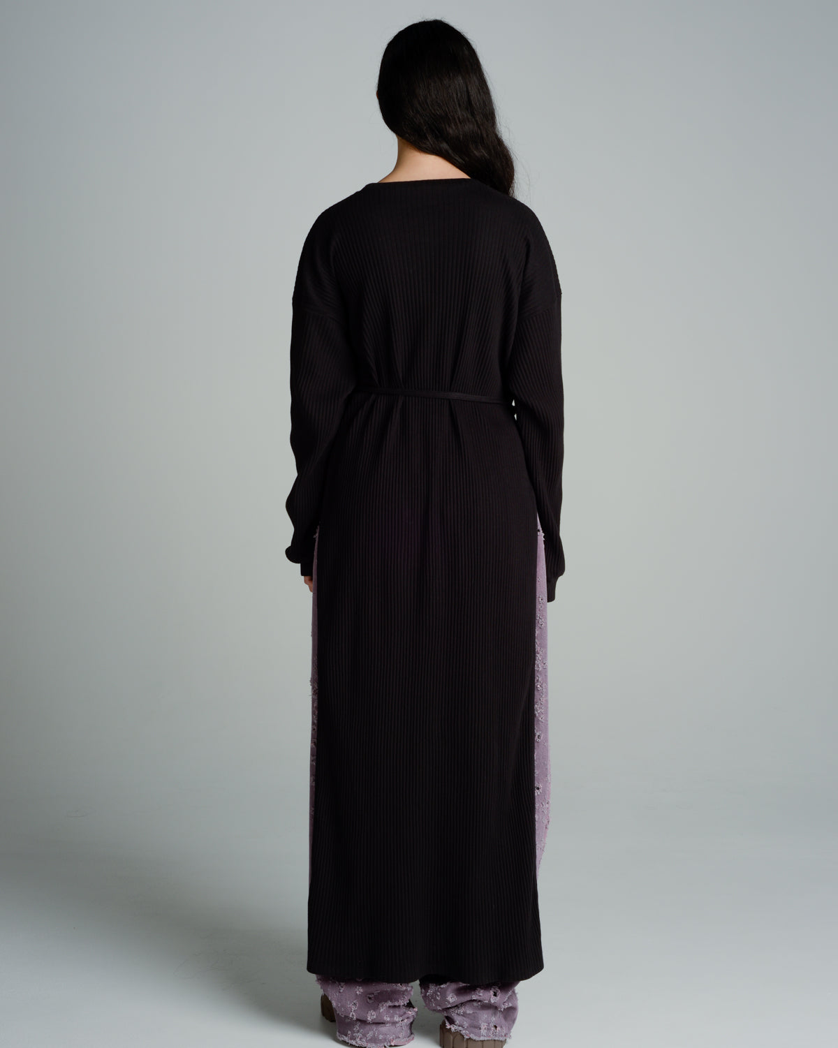 Shaw Black Long Sleeve Kaftan