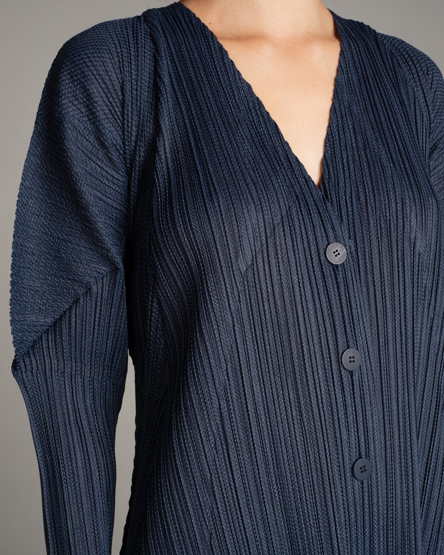 Navy Cotton Alley Cardigan