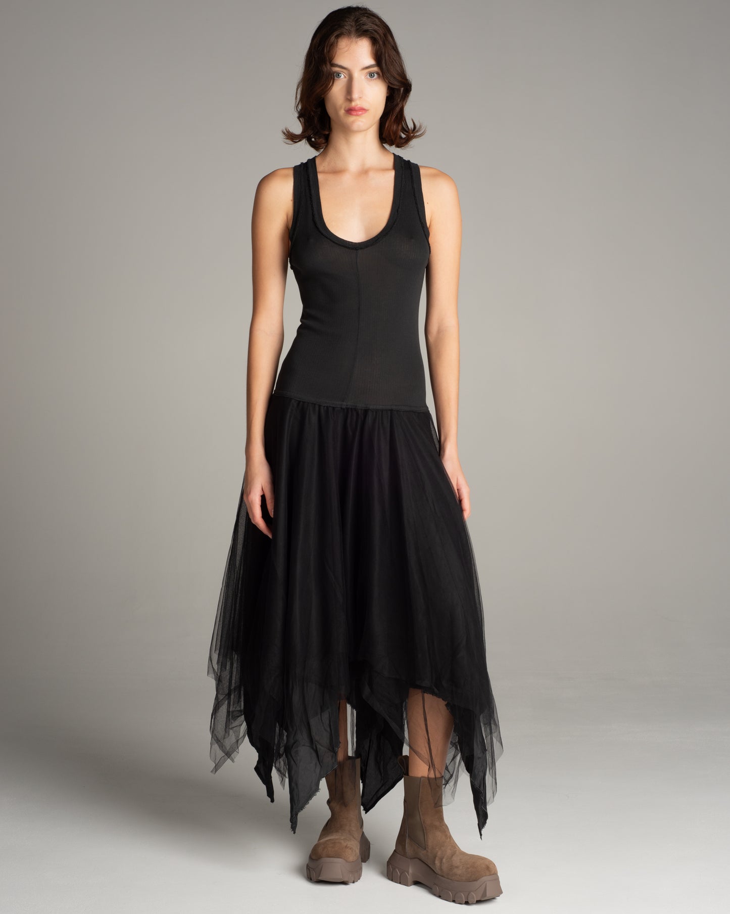 Sleeveless Tulle Dancer Dress