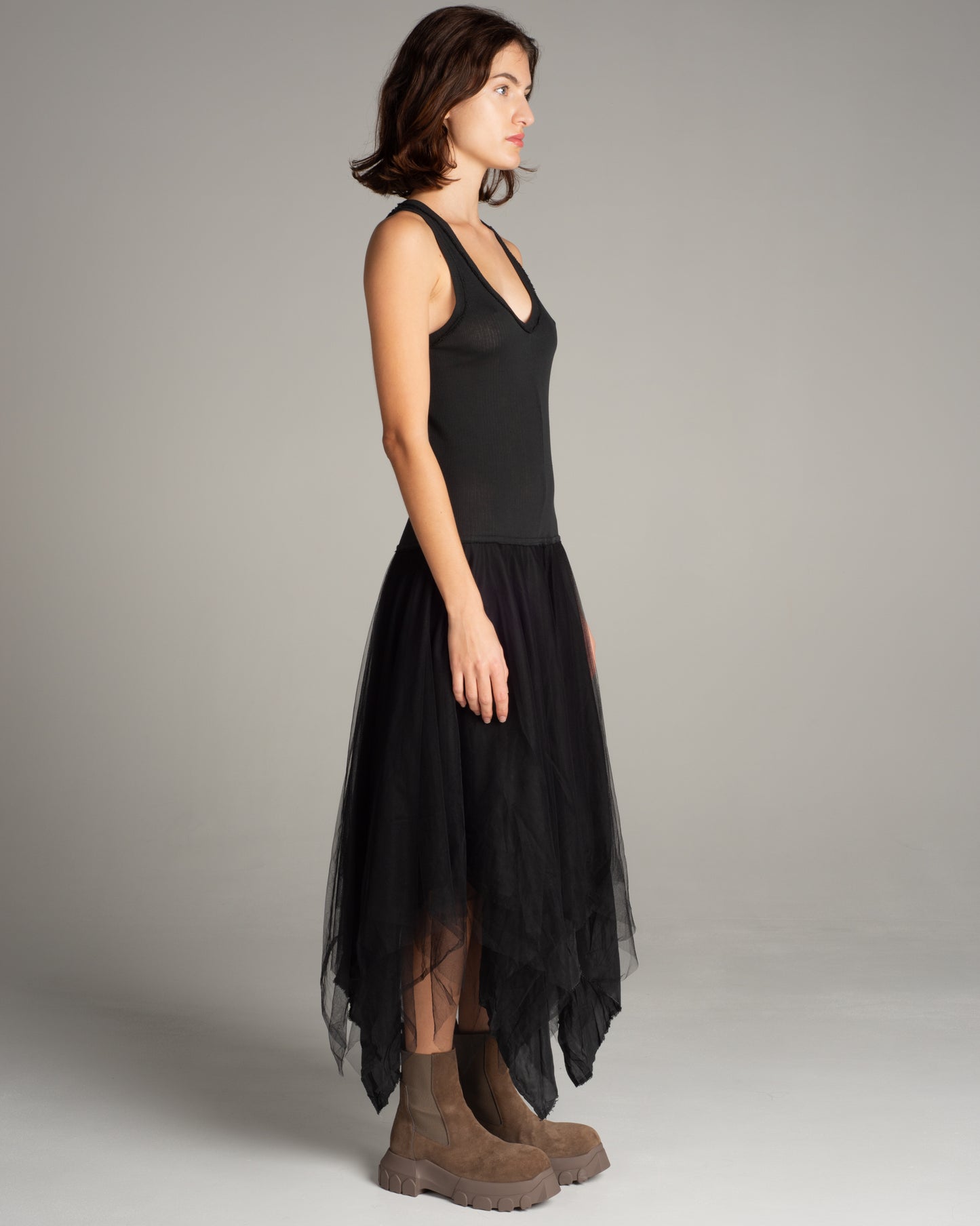 Sleeveless Tulle Dancer Dress