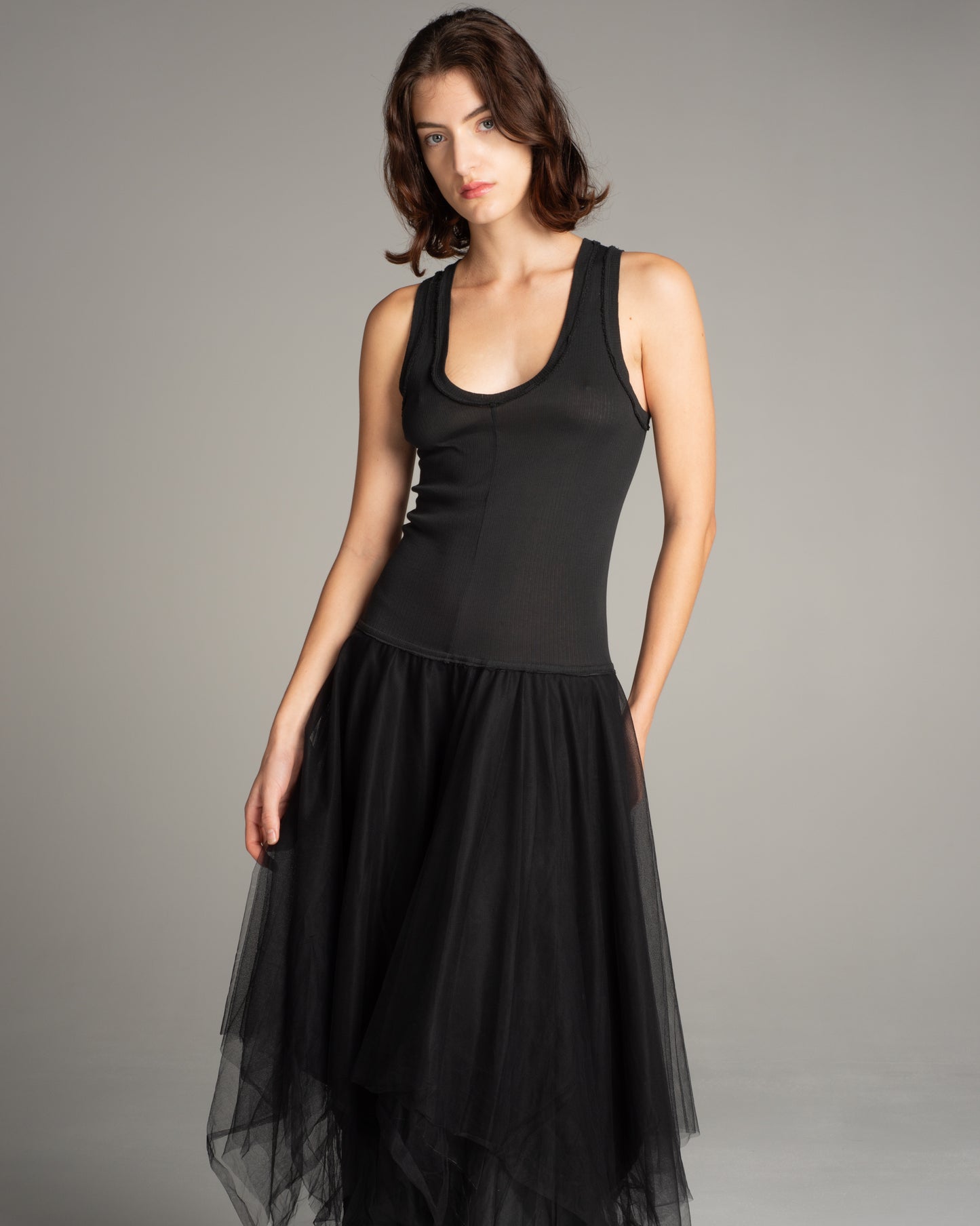 Sleeveless Tulle Dancer Dress