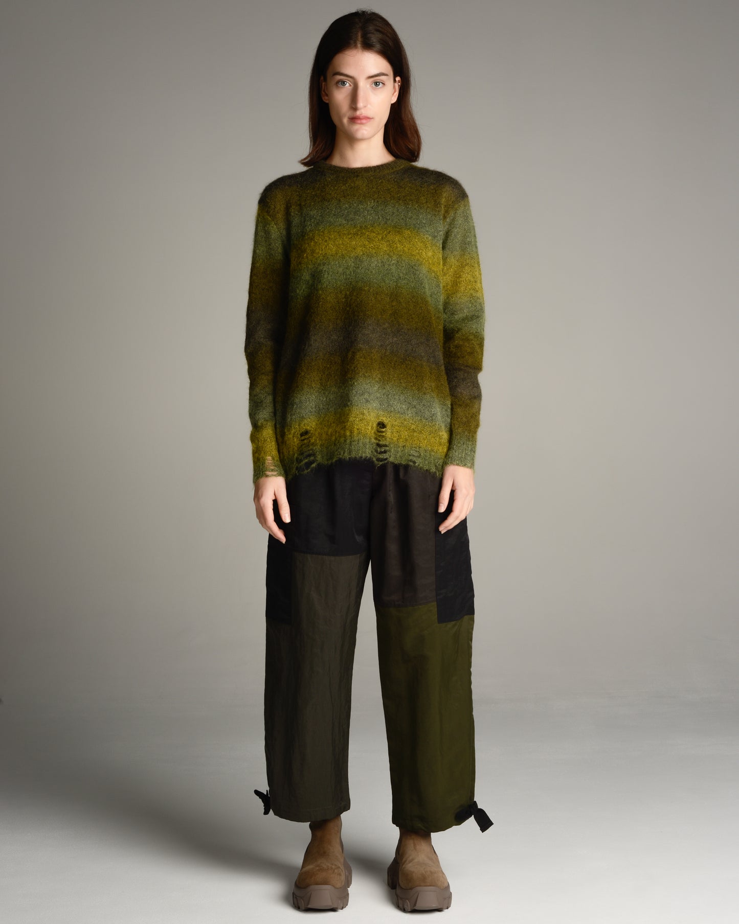 Army Green Mohair Sweater