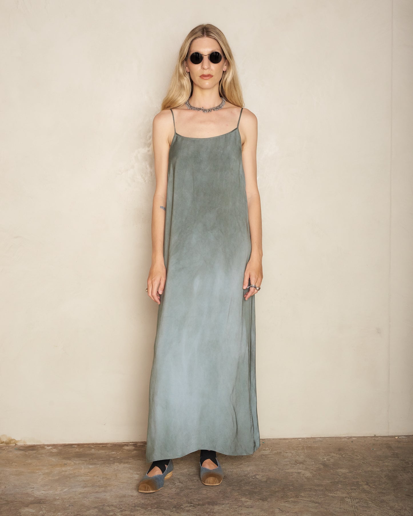 Steel Blue Anaya Dress