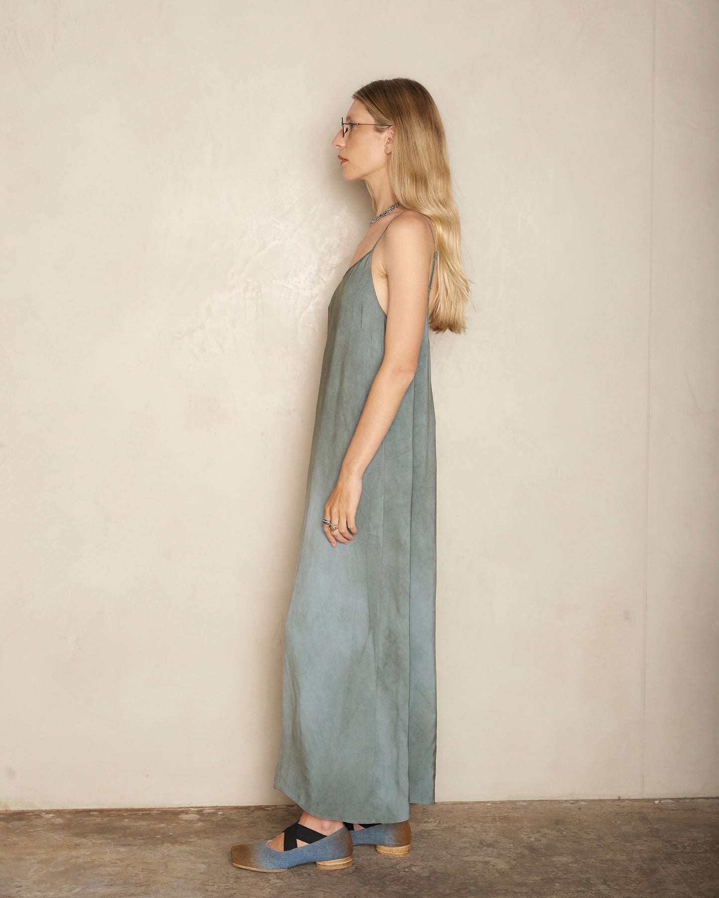 Steel Blue Anaya Dress