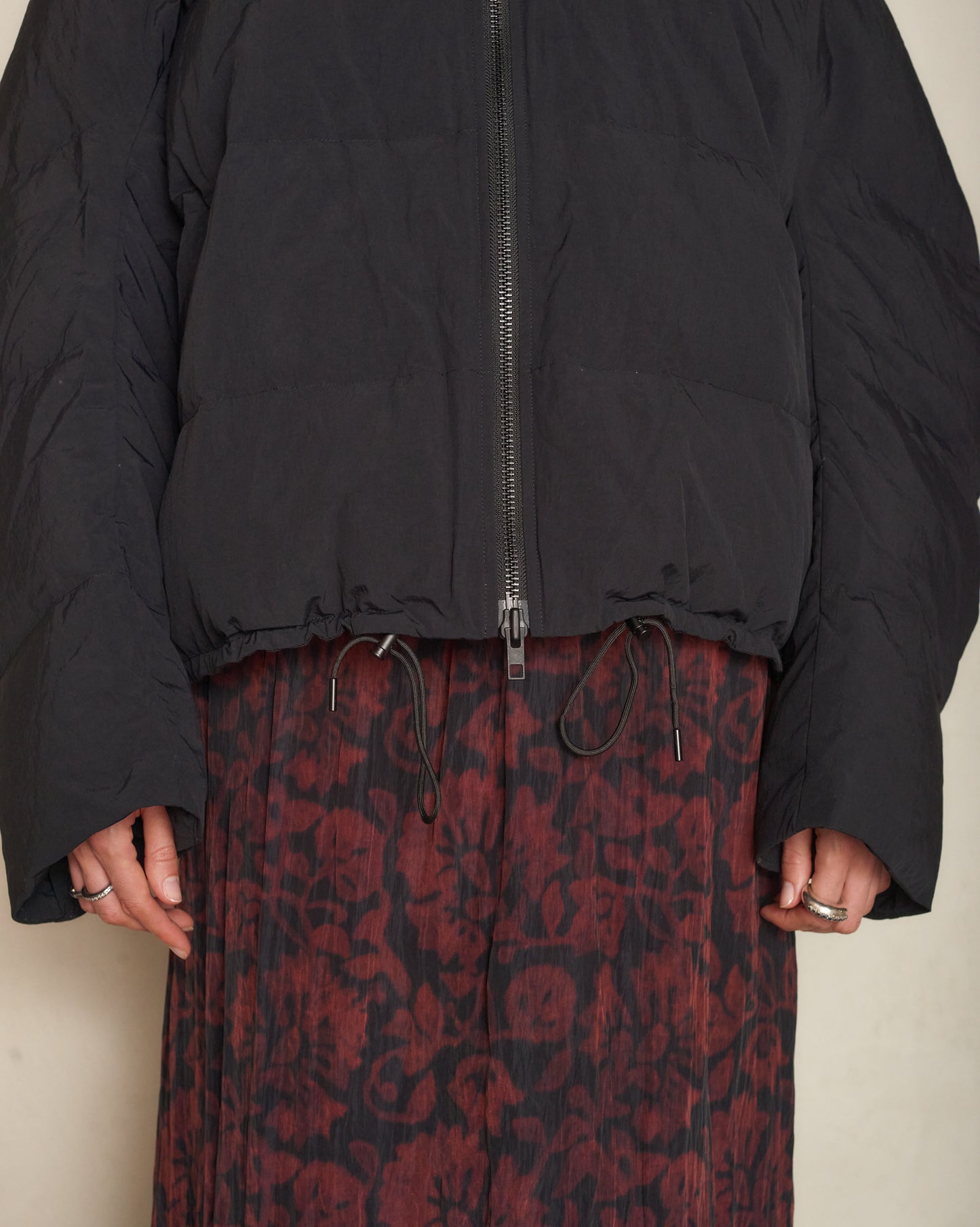 Black Jhadimo Down Filled Puffer Jacket