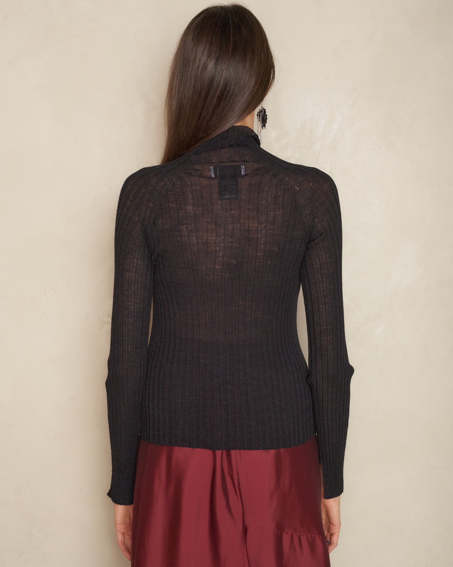 Black Kessy Seamless Rib Top