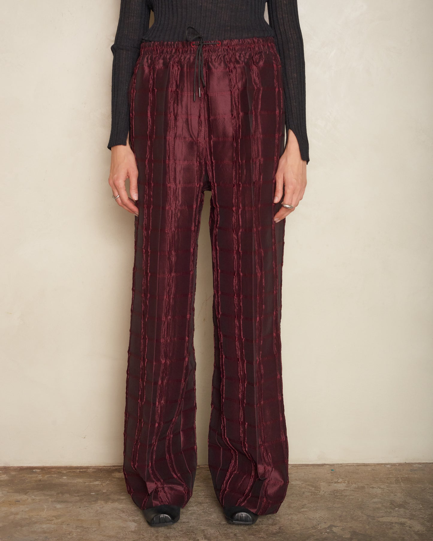 Bordeuax Picai Jacquard  Trousers