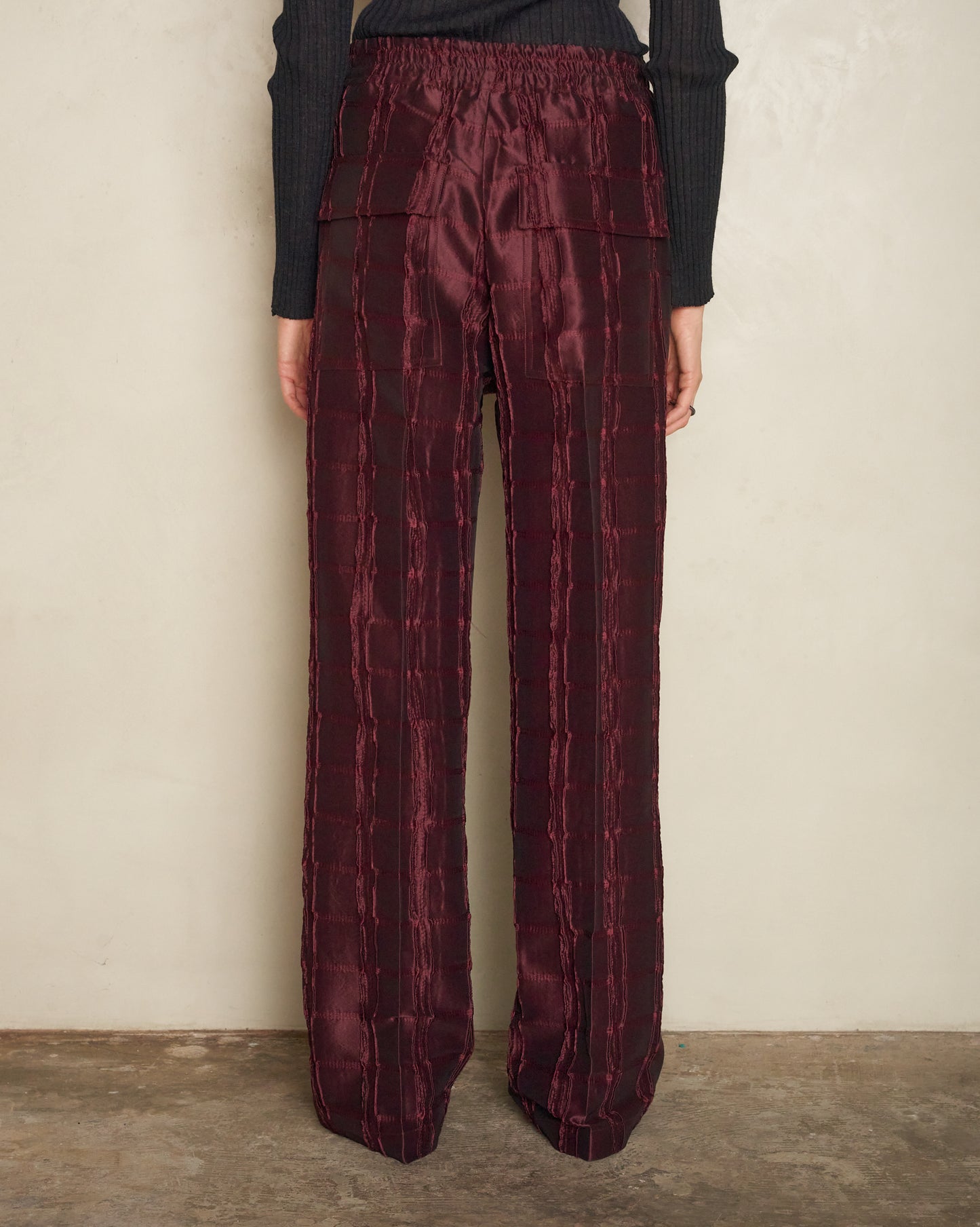 Bordeuax Picai Jacquard  Trousers