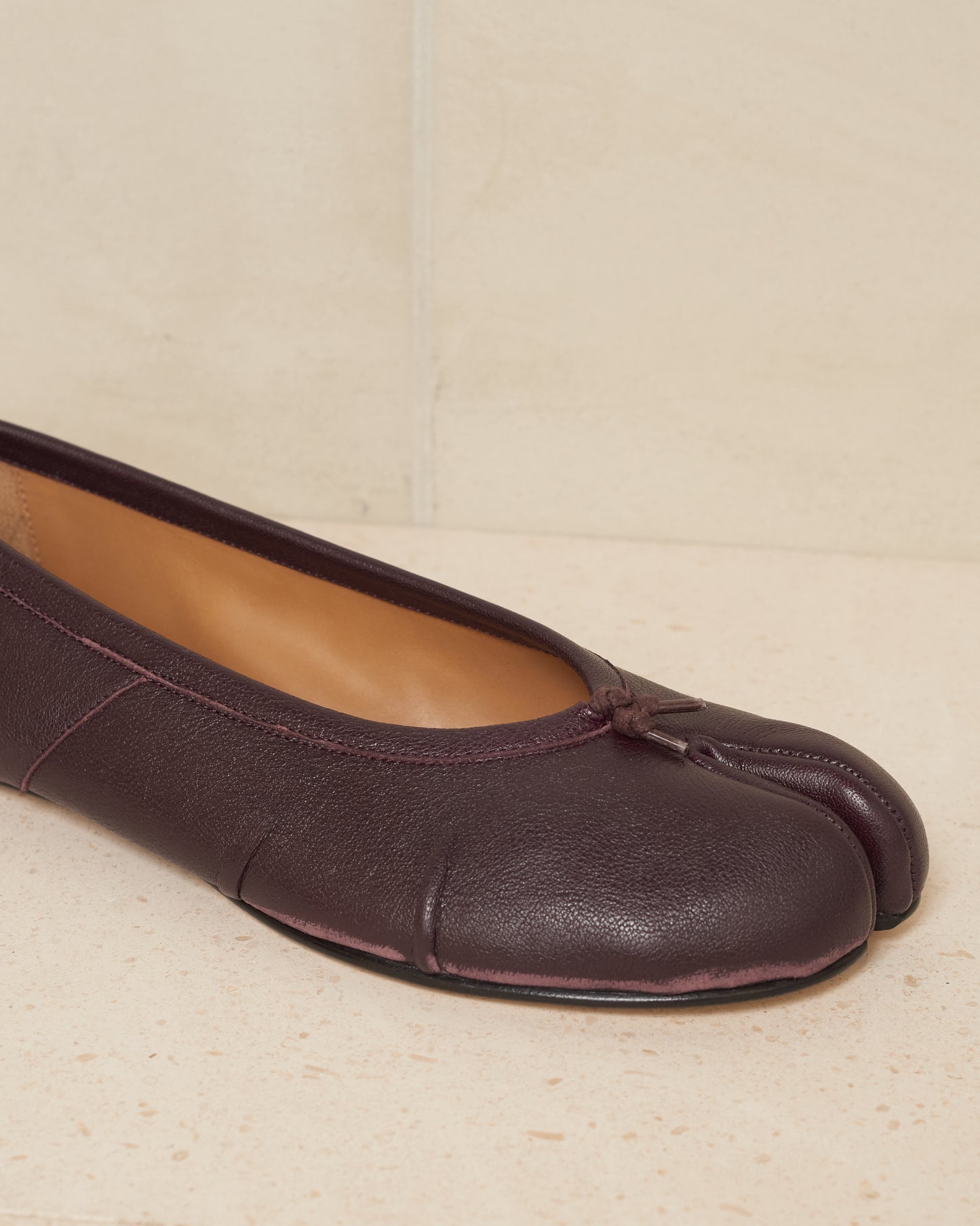 Merlot Tabi Ballerina Shoe