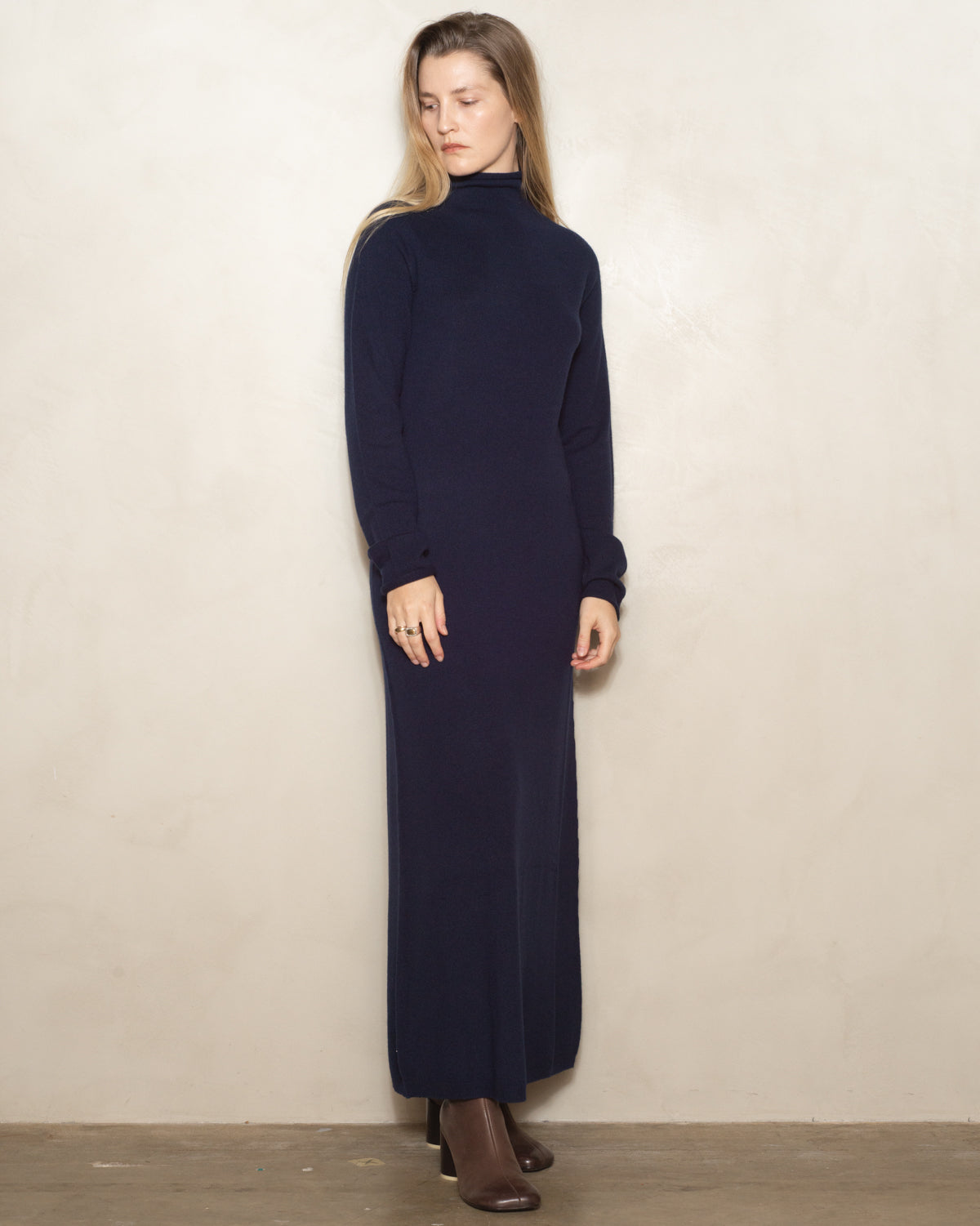 Dark Navy Kiliox Knitted Dress