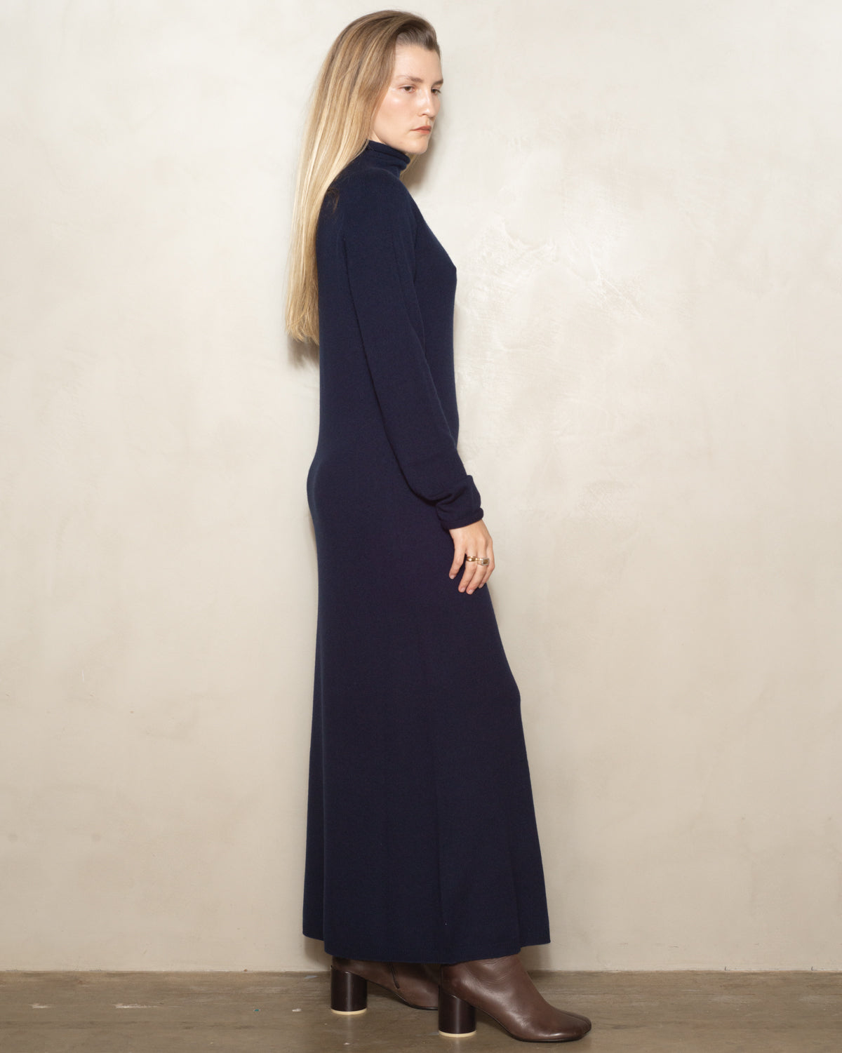 Dark Navy Kiliox Knitted Dress