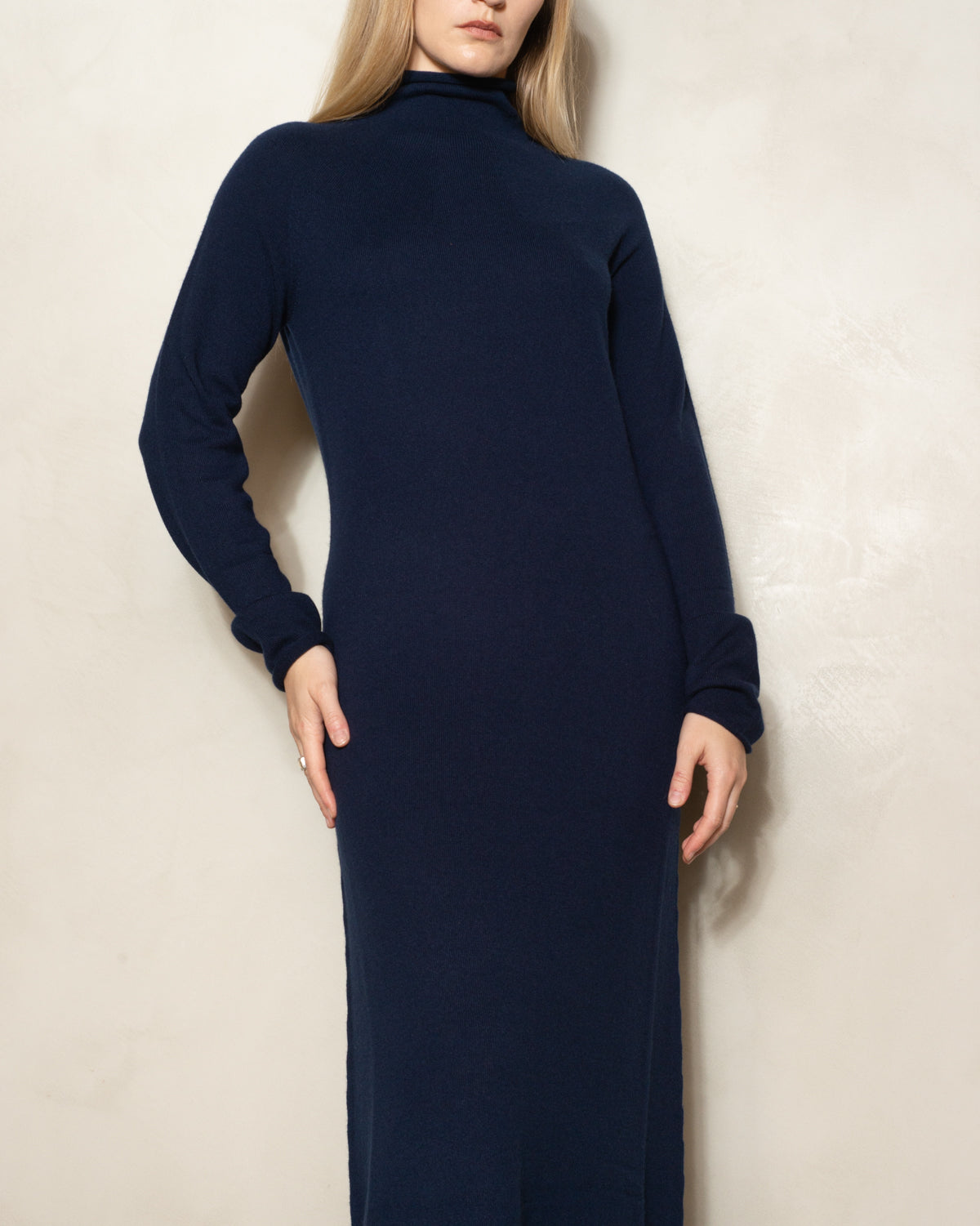 Dark Navy Kiliox Knitted Dress