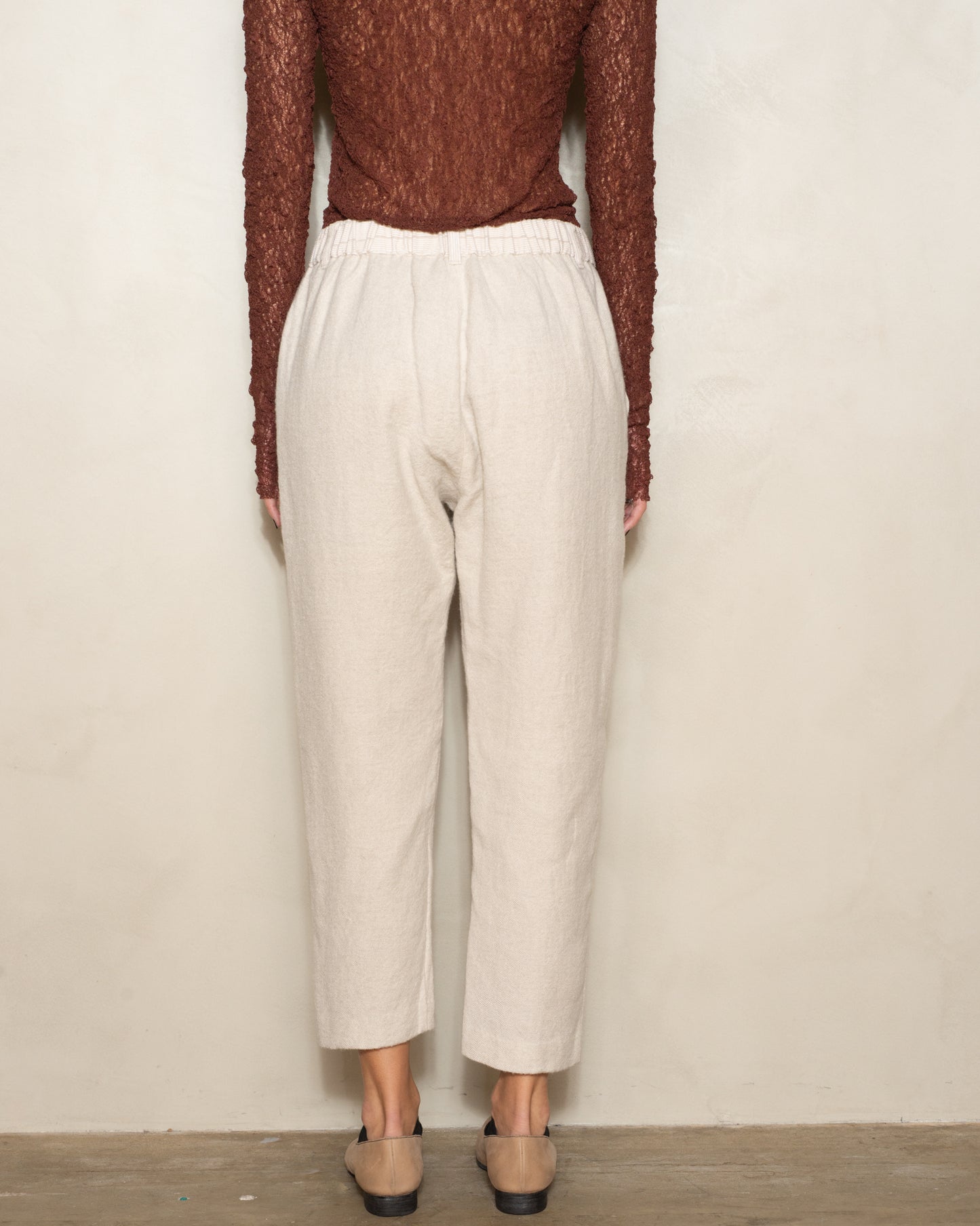 Ivory Slim Pants