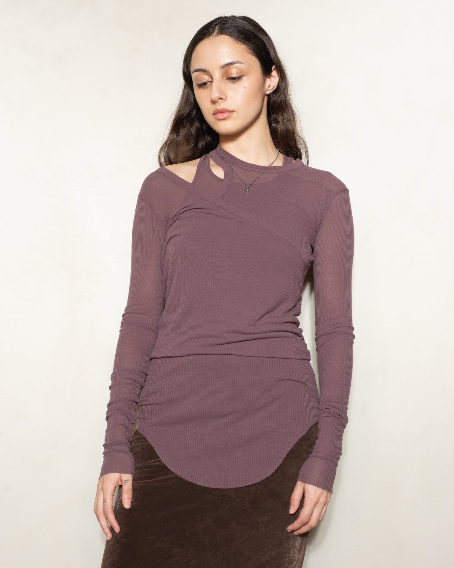 Amethyst Banana Long Sleeve Top