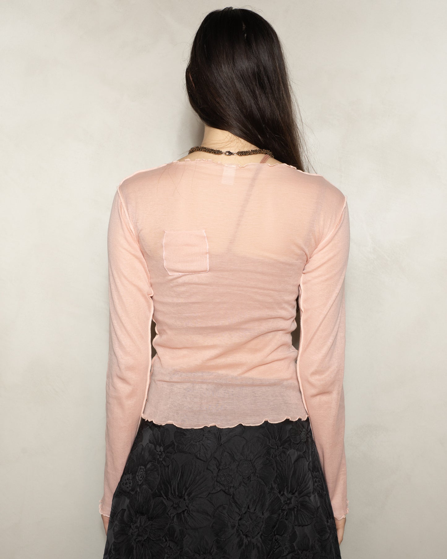 Buio Pink Gem Multi Pocket Top