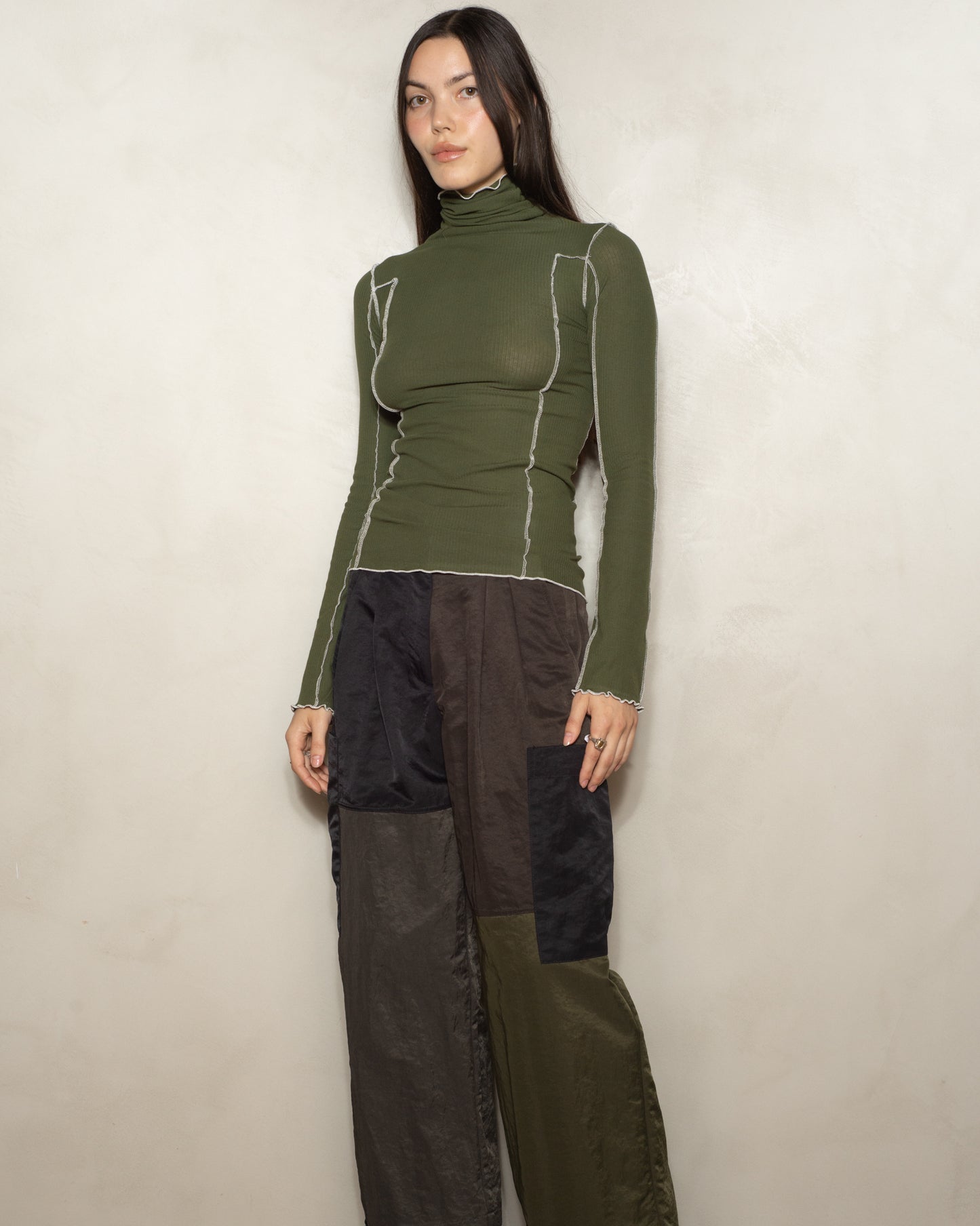 Conto Green Omato Turtleneck