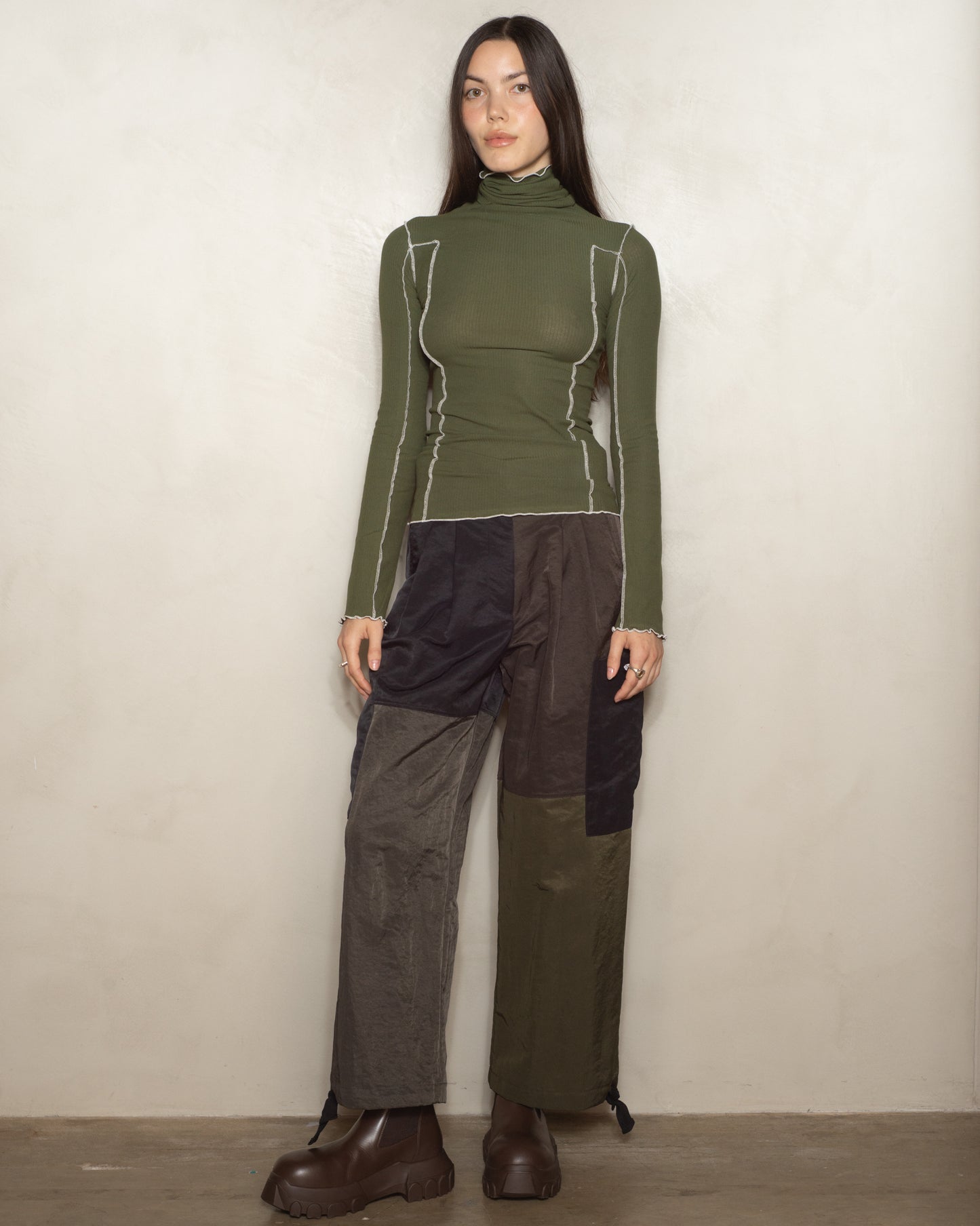 Conto Green Omato Turtleneck