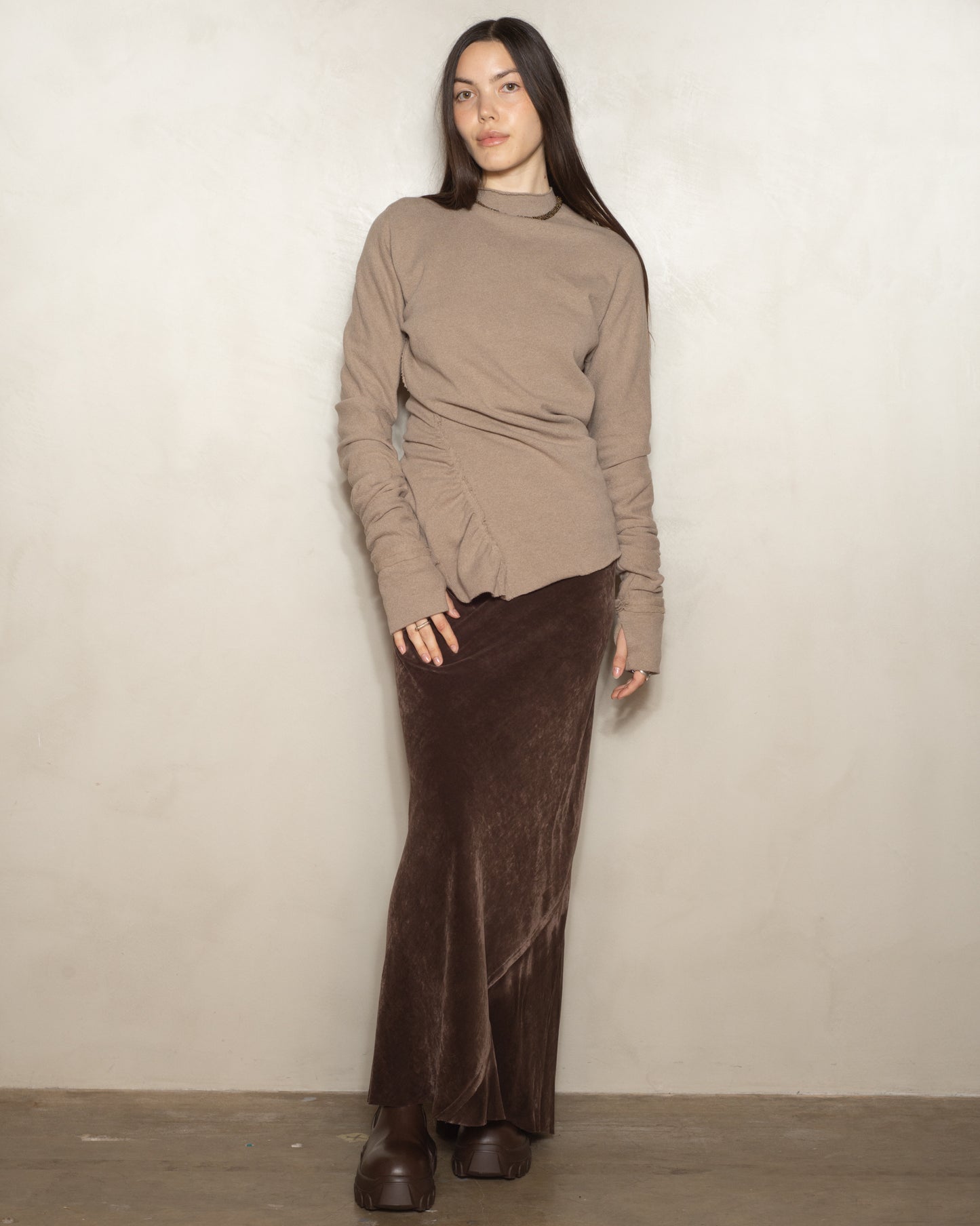 Chanvre Twisted Seam Sweater