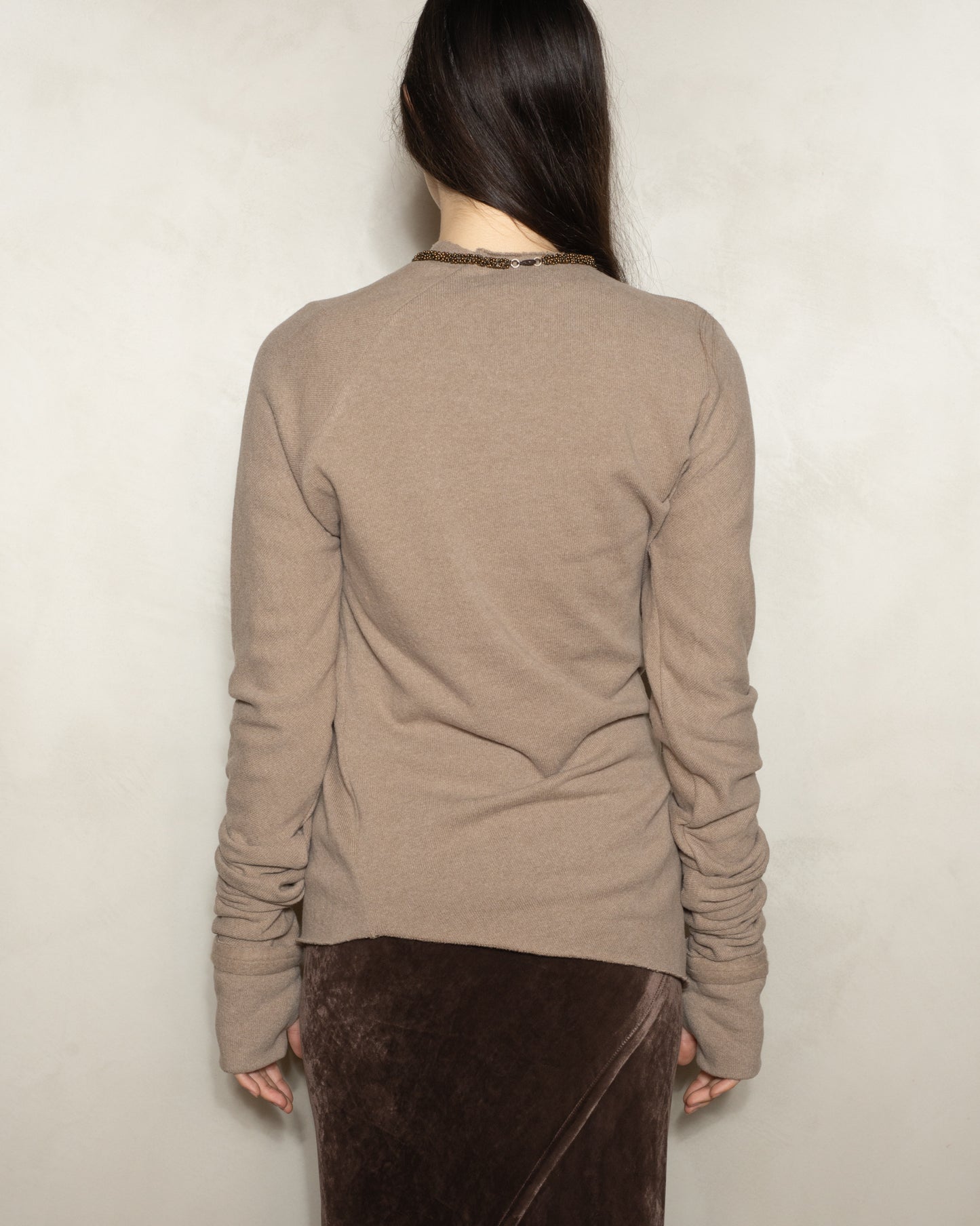 Chanvre Twisted Seam Sweater