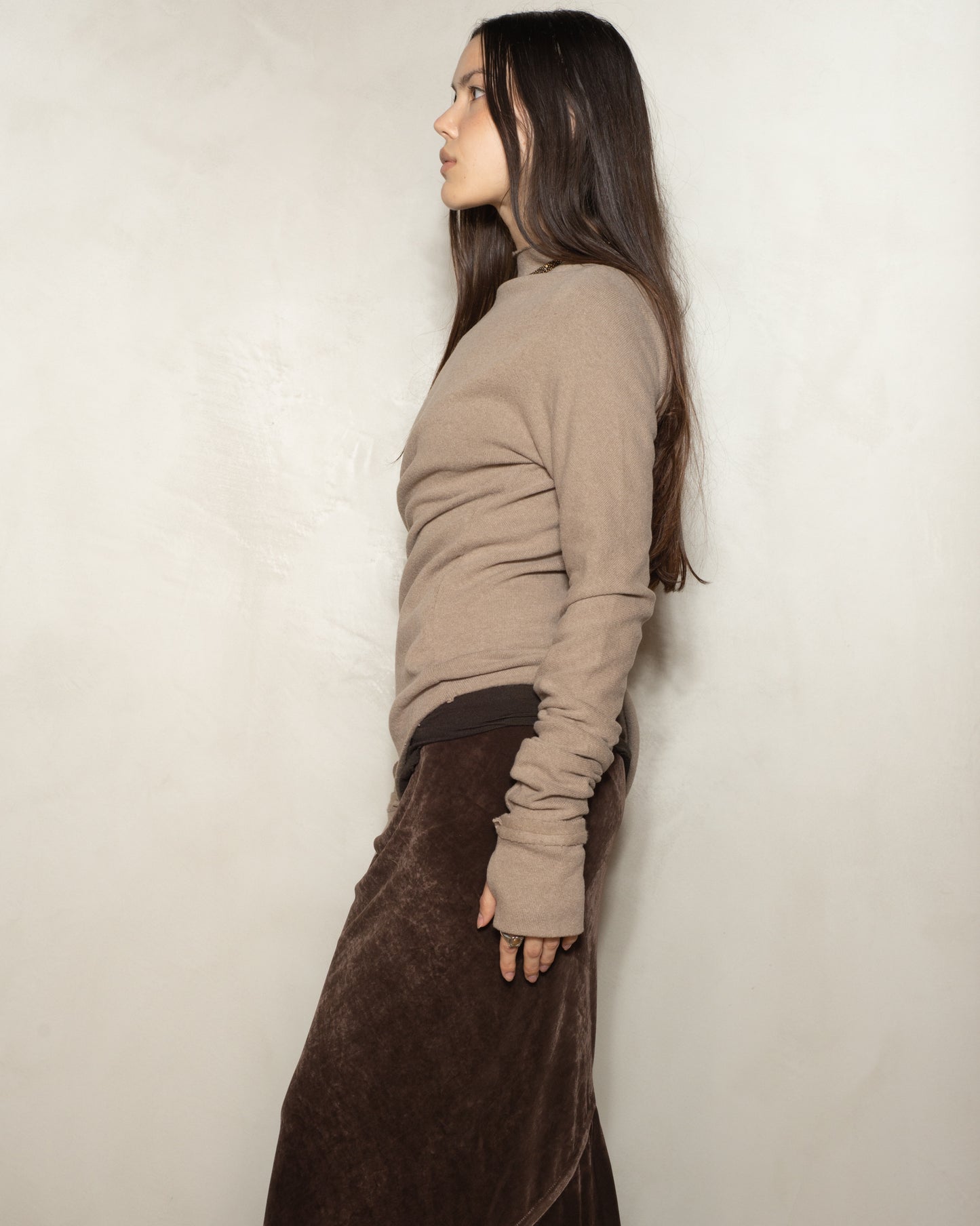 Chanvre Twisted Seam Sweater