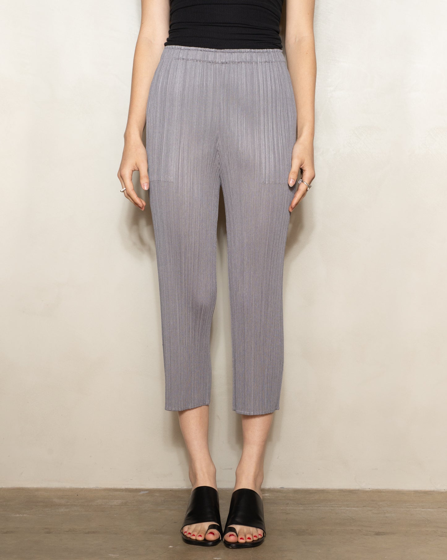 Grey Classic Basic Pant