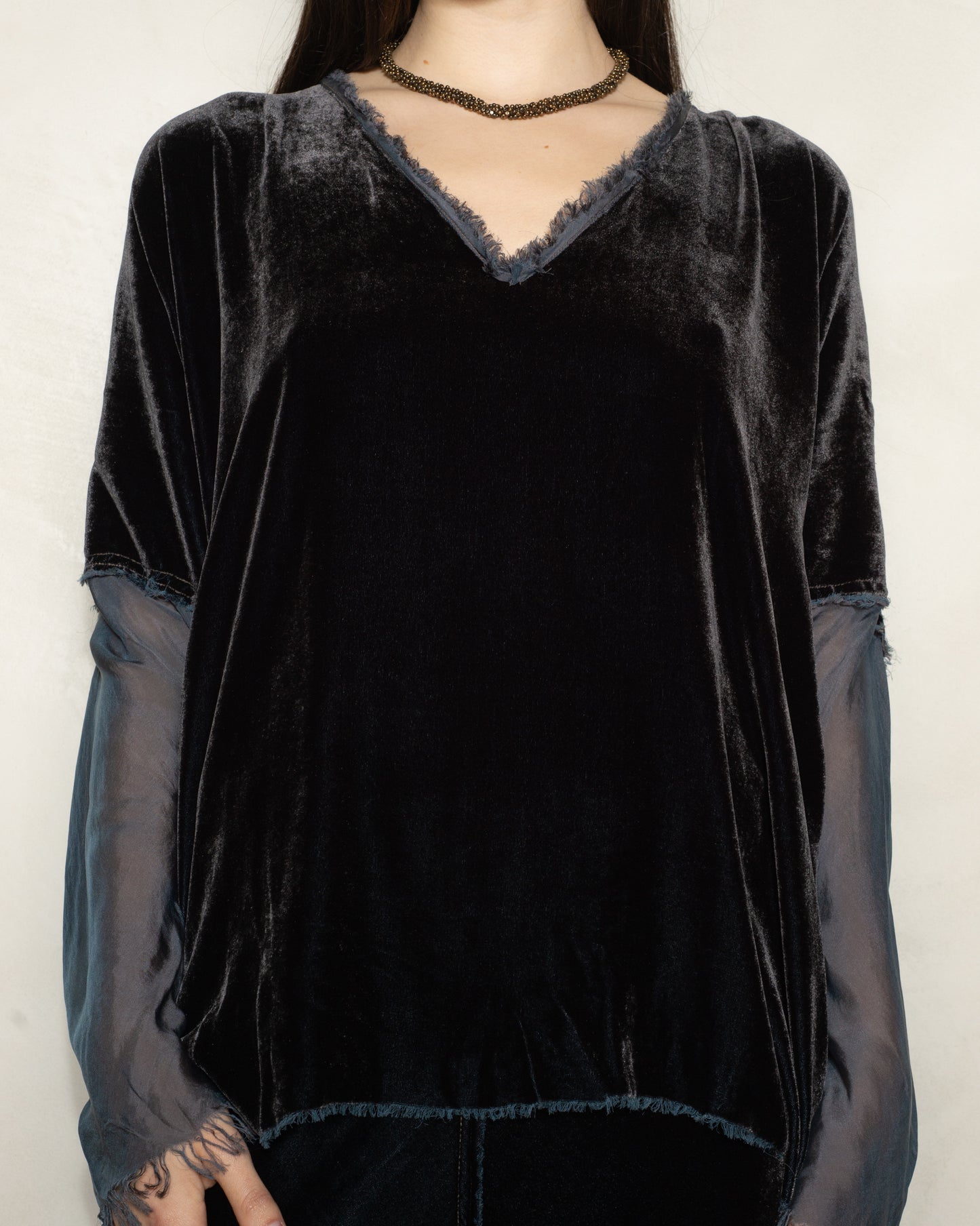 Dark Grey Glen Blouse