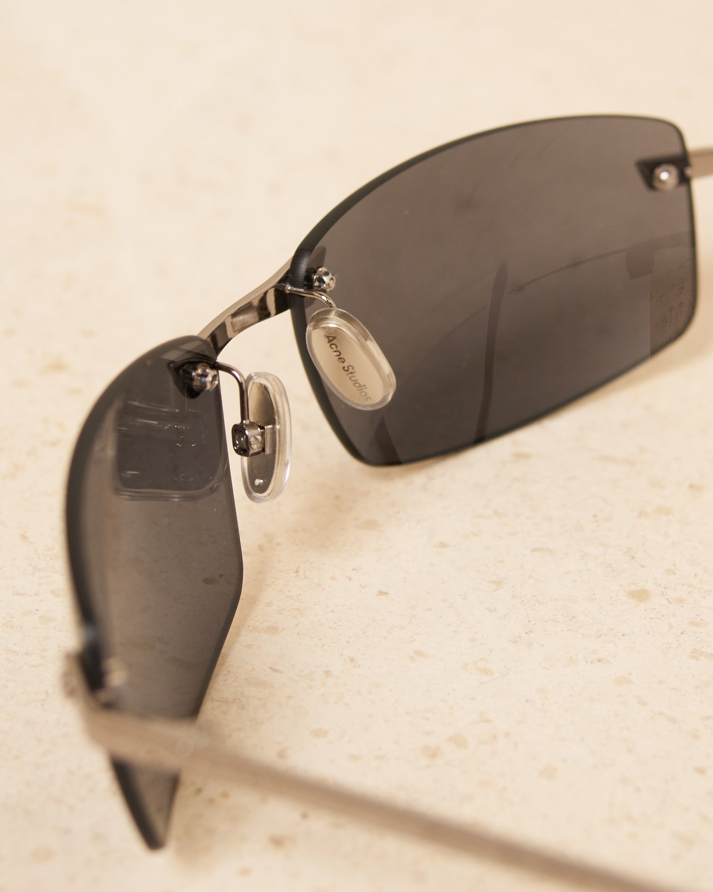 Black Frameless Sunglasses