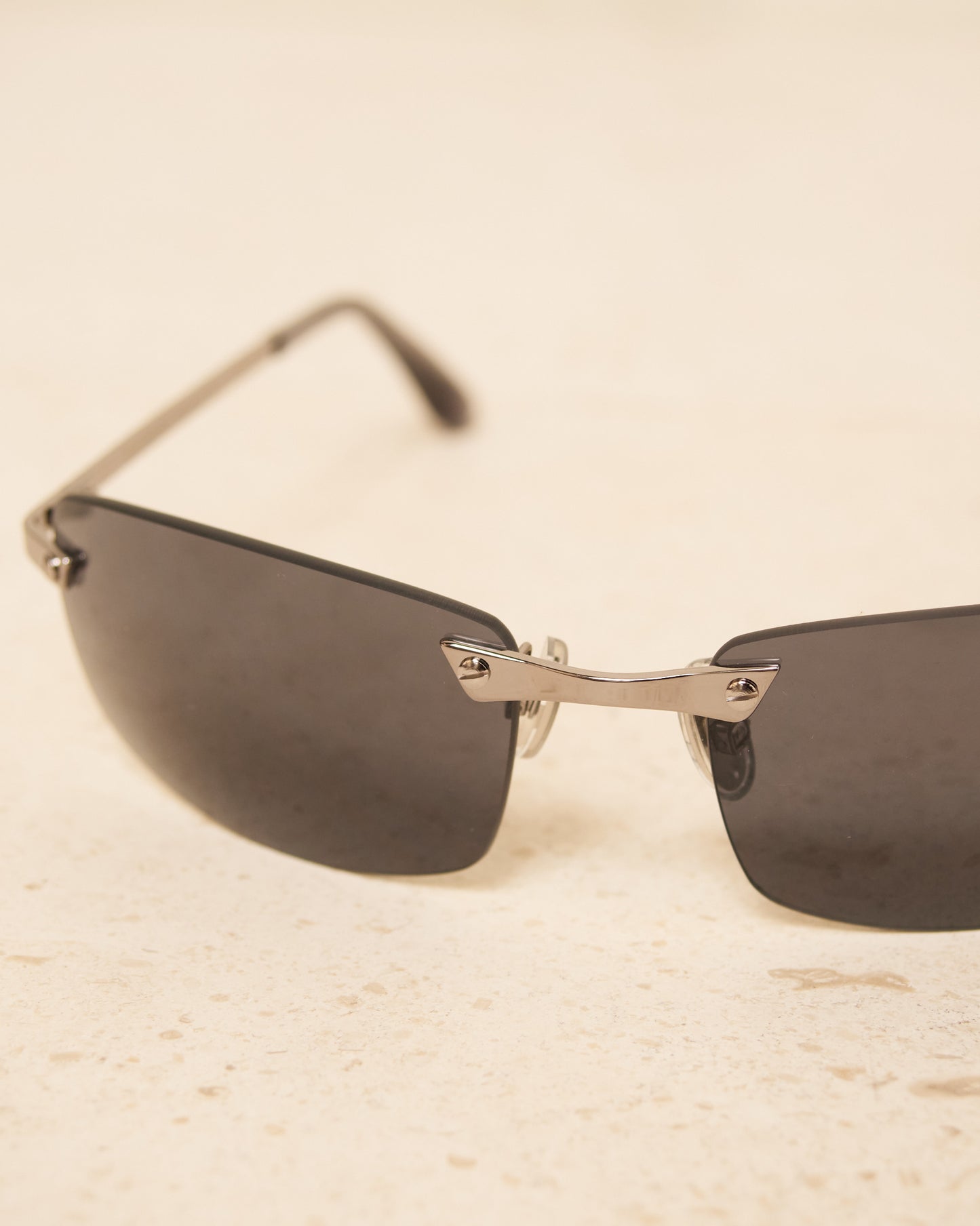 Black Frameless Sunglasses