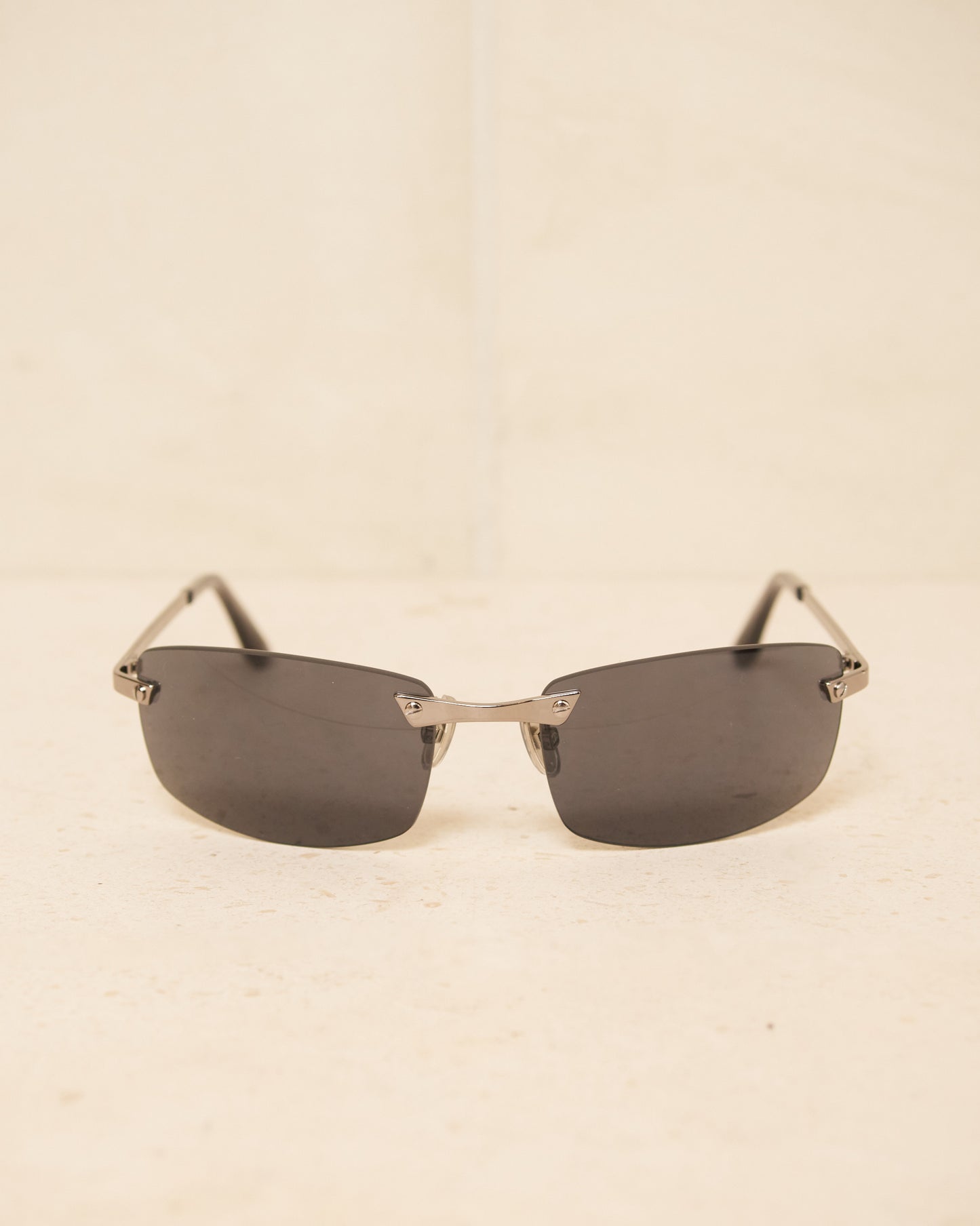 Black Frameless Sunglasses