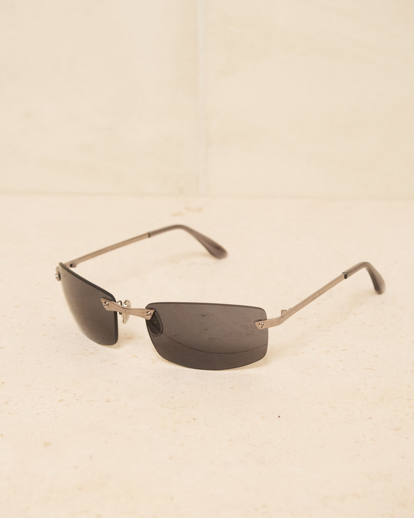 Black Frameless Sunglasses