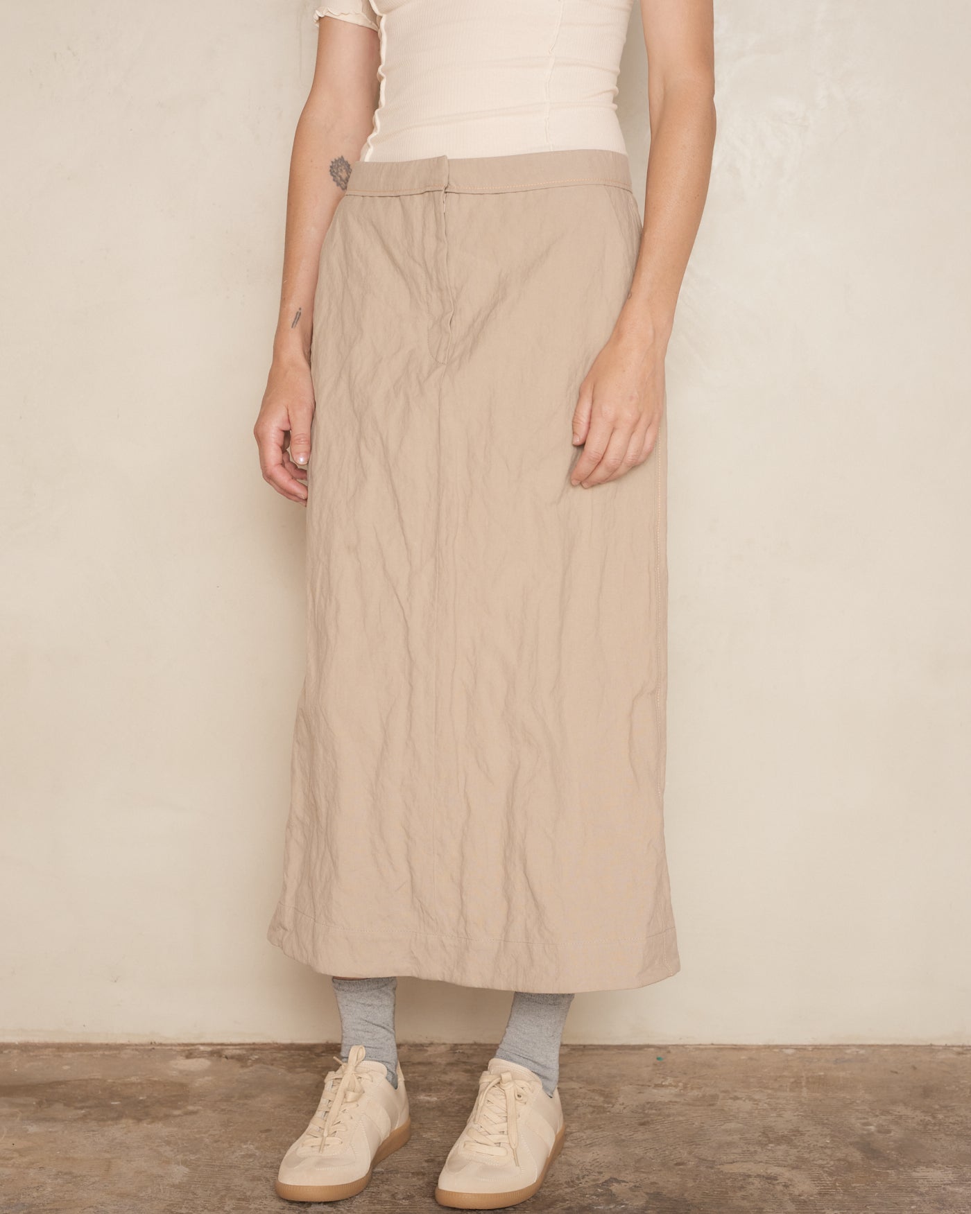 Cold Beige Skirt