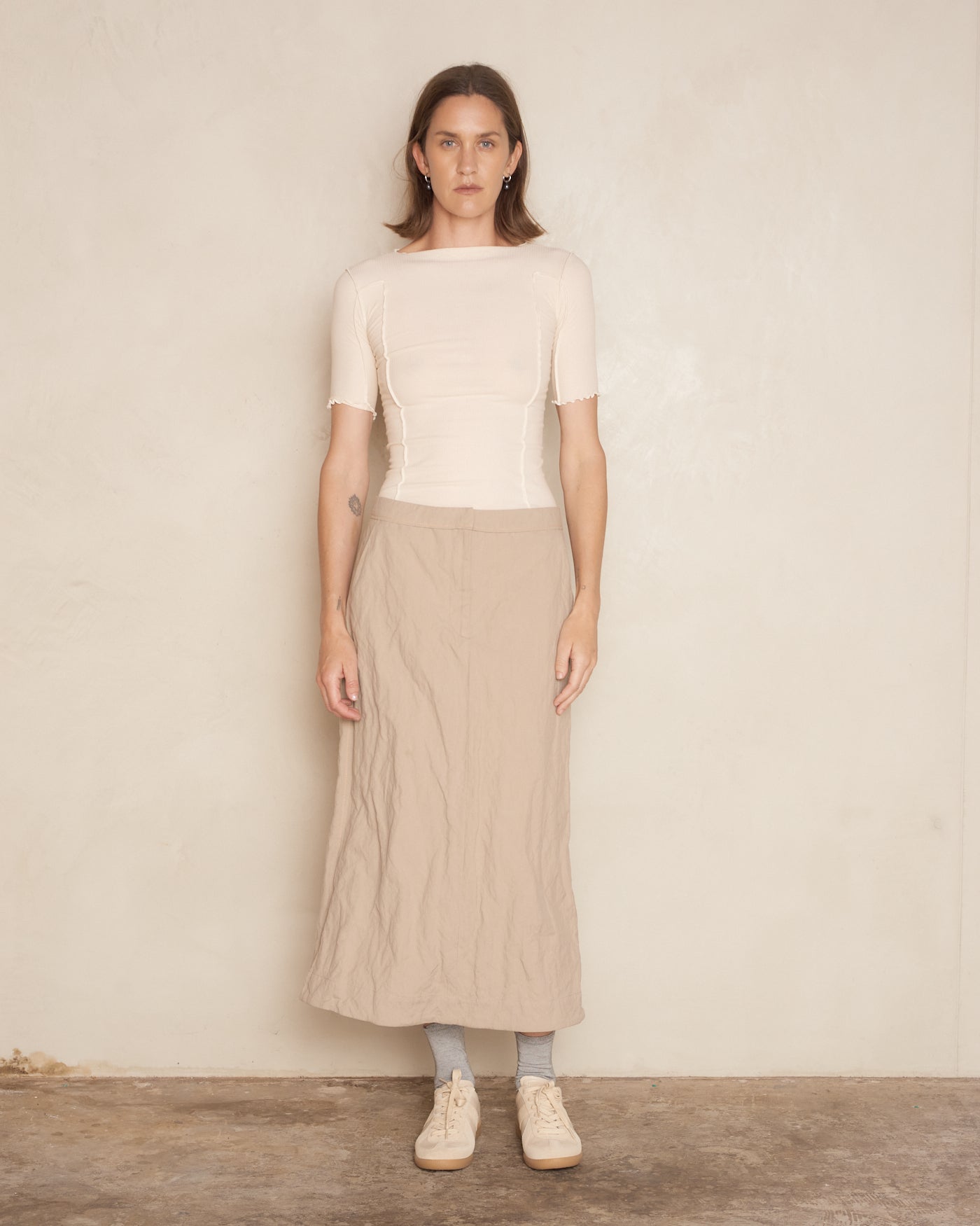 Cold Beige Skirt