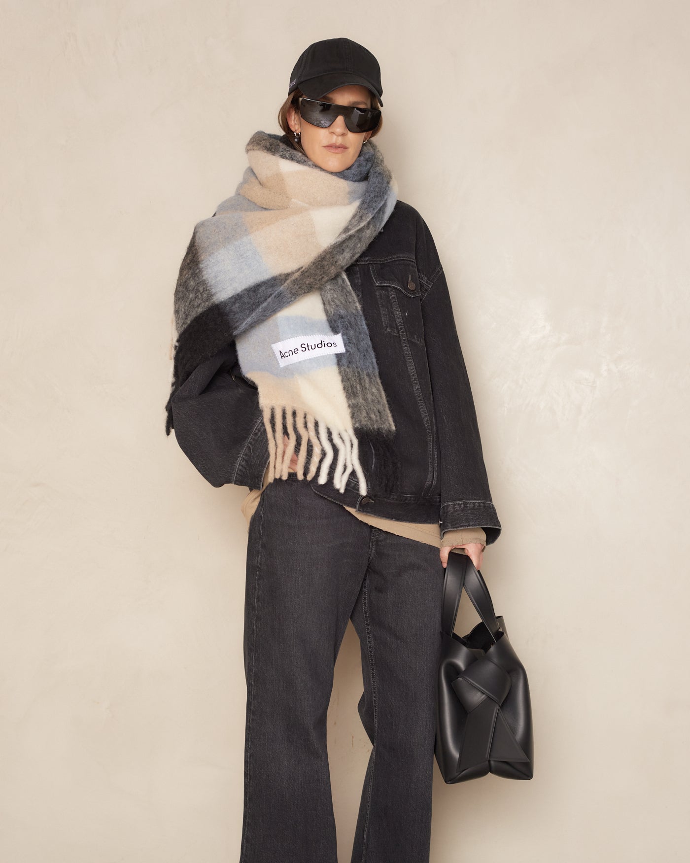 acne-studios-mohair-checked-scarf-blue