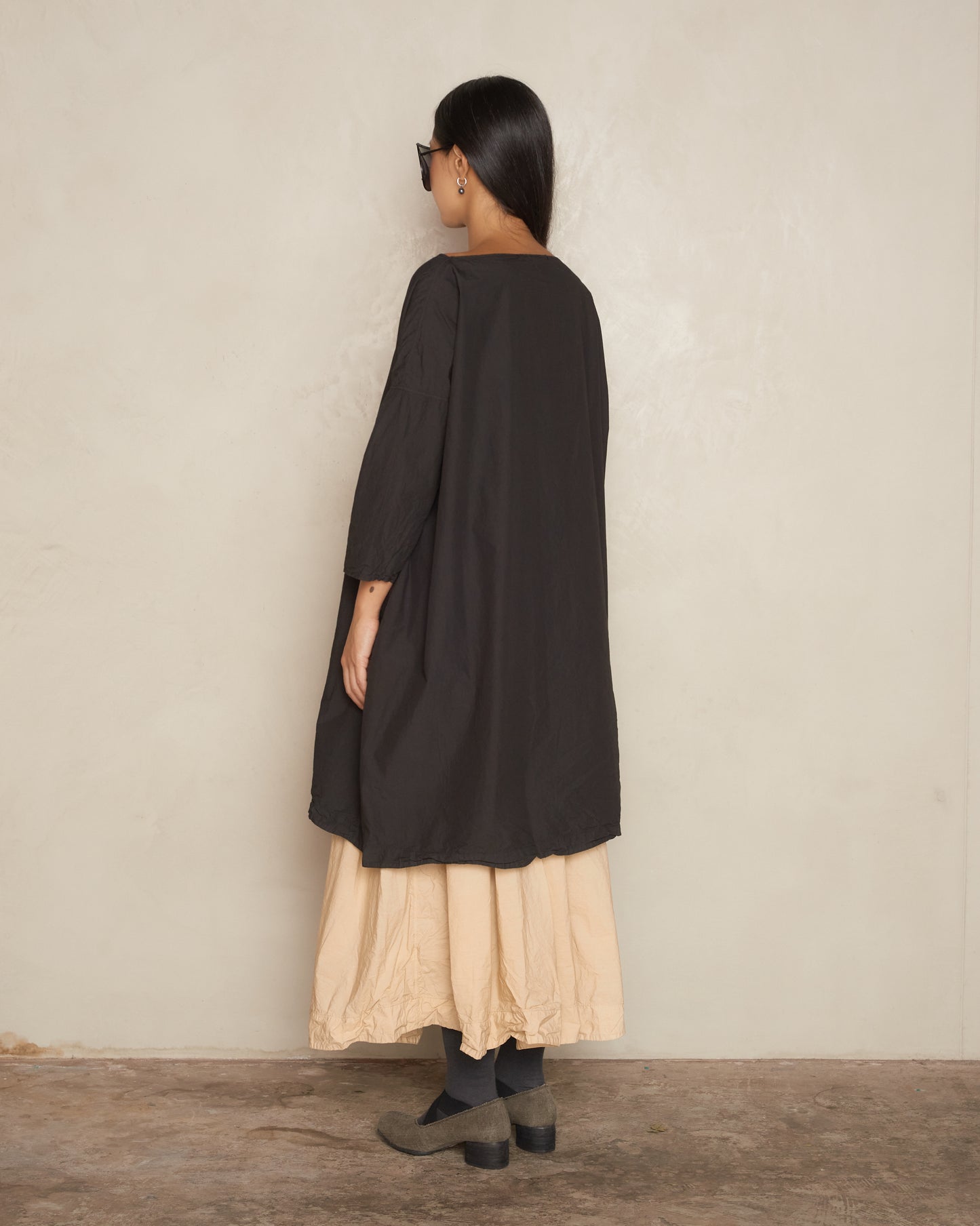 Black Boatneck Dress