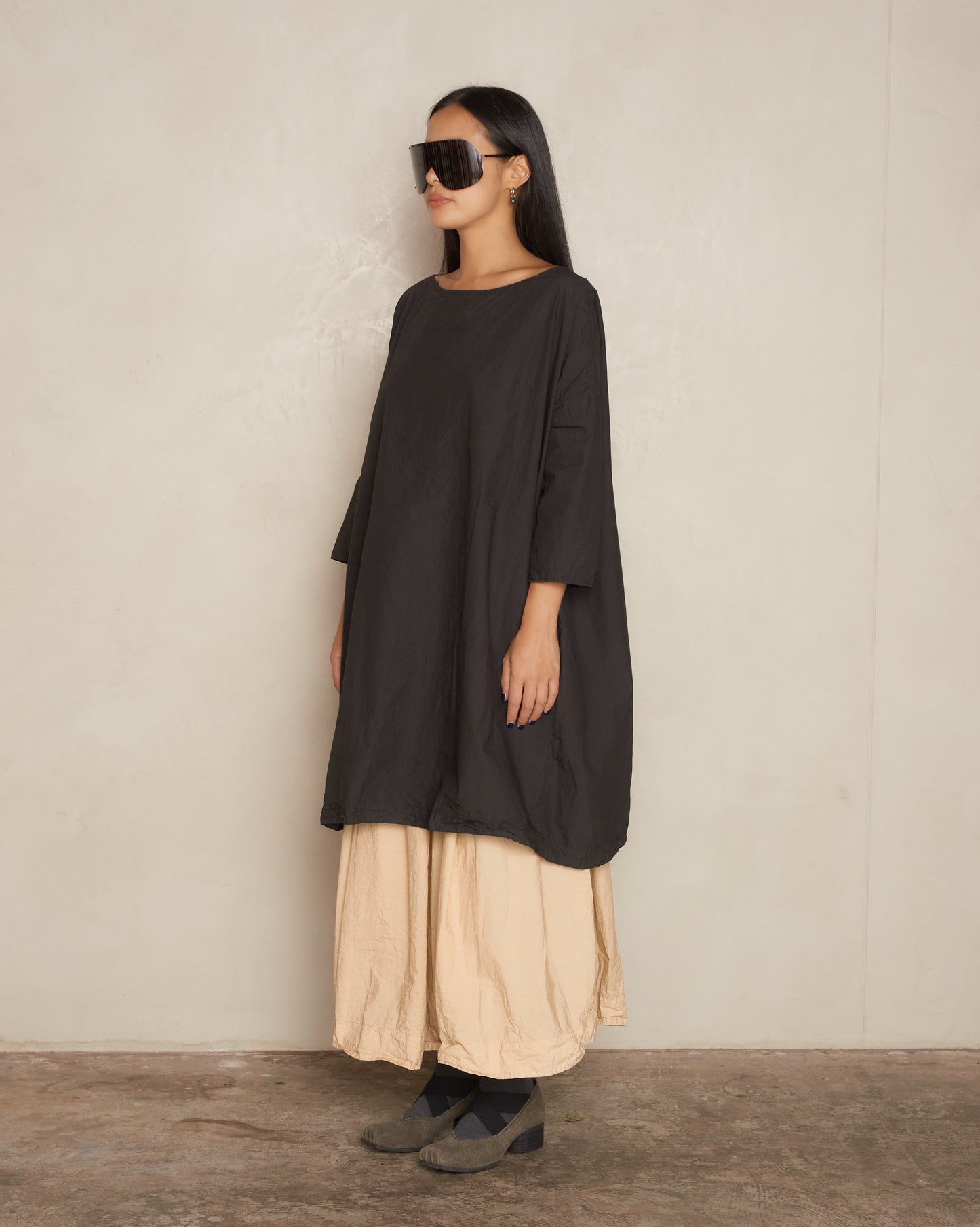 Black Boatneck Dress