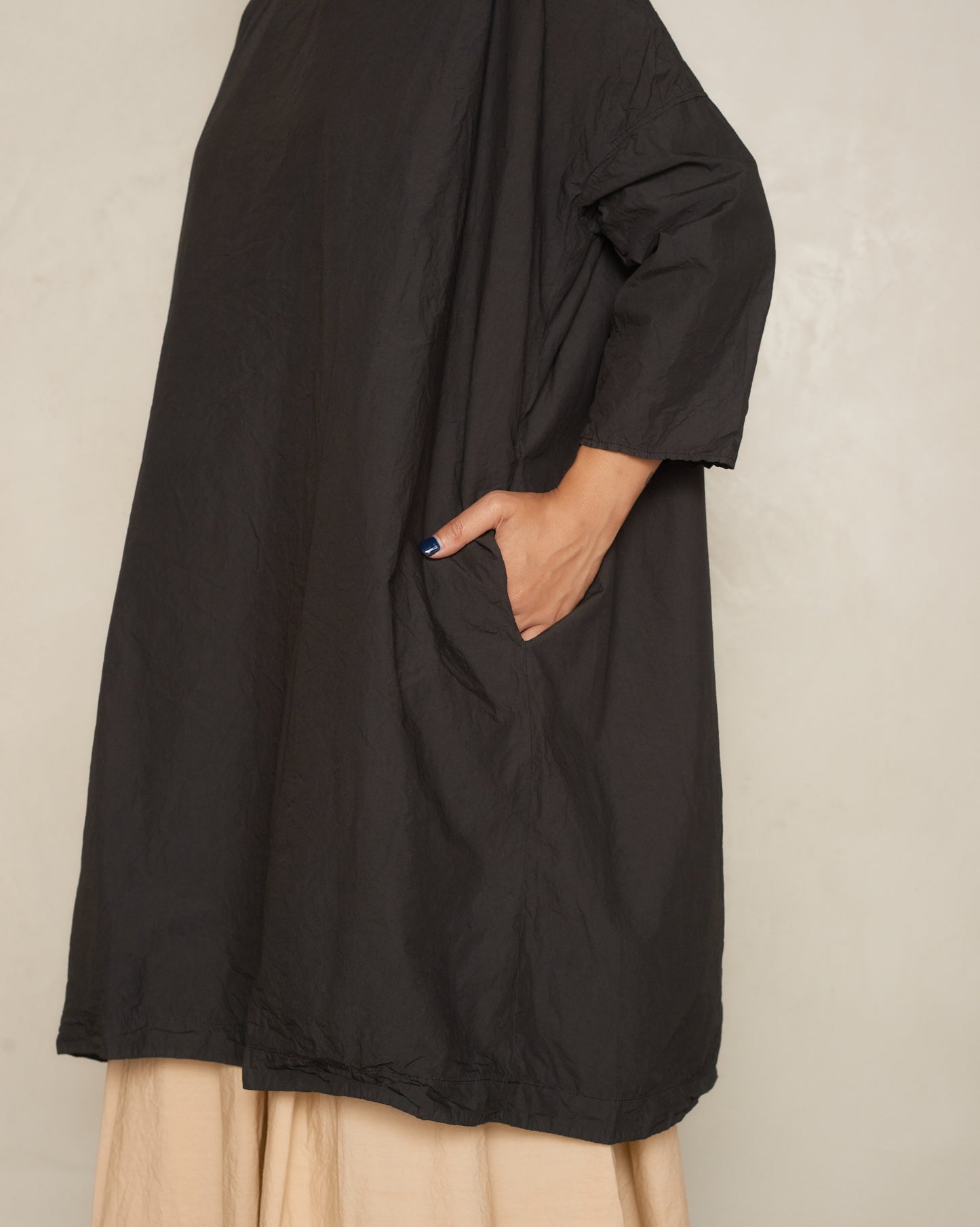 Black Boatneck Dress