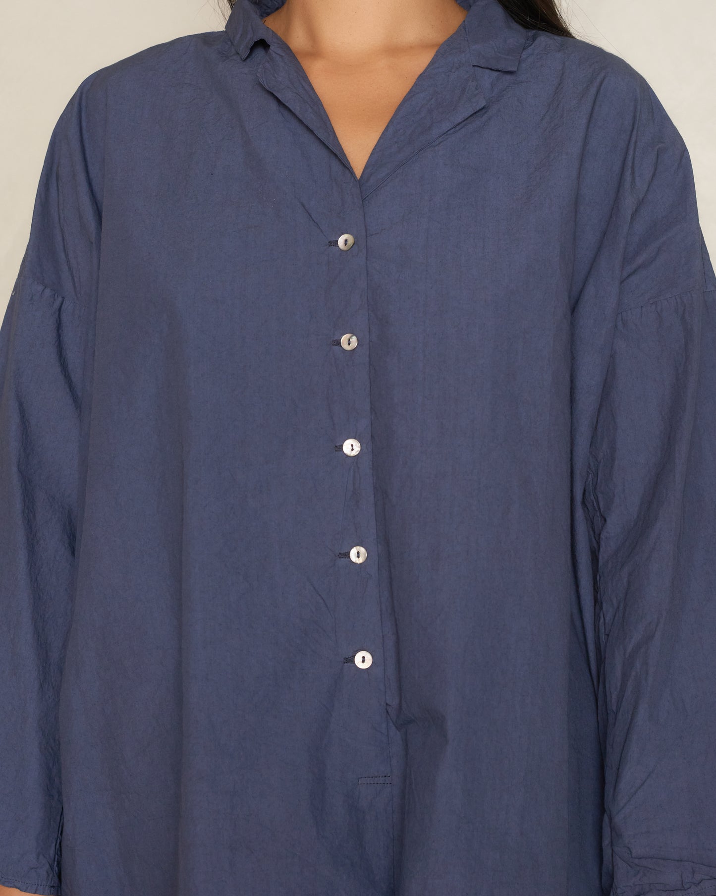 Navy Loose Shirt